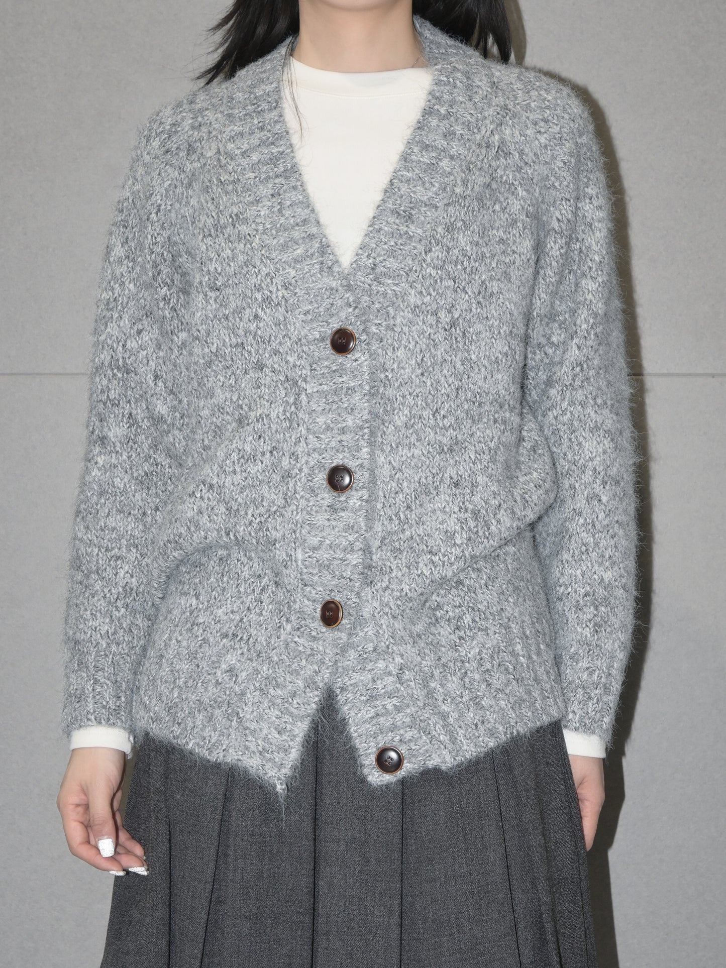 Oversized Merino Wool Cardigan