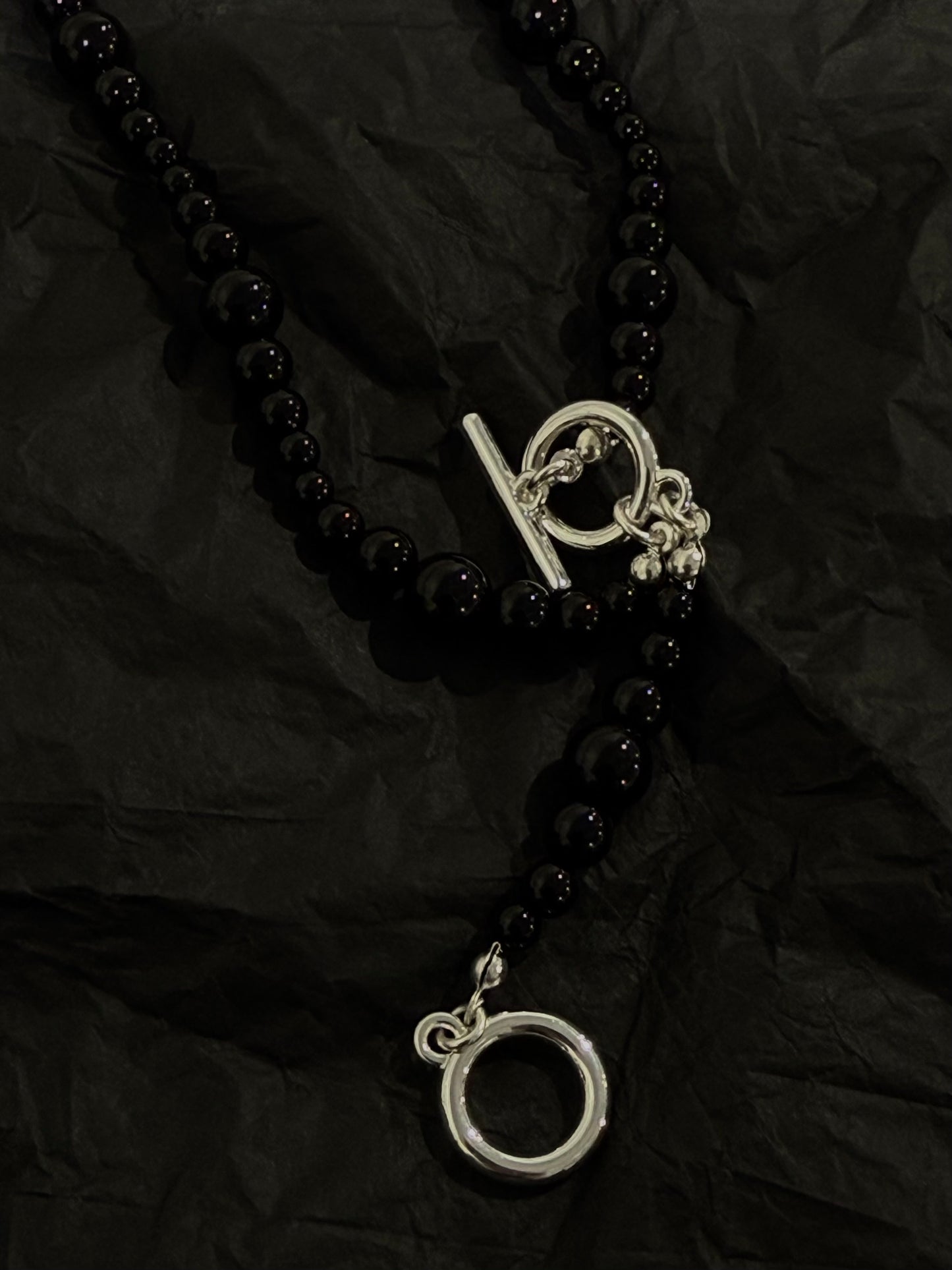 Black Onyx Beads Necklace