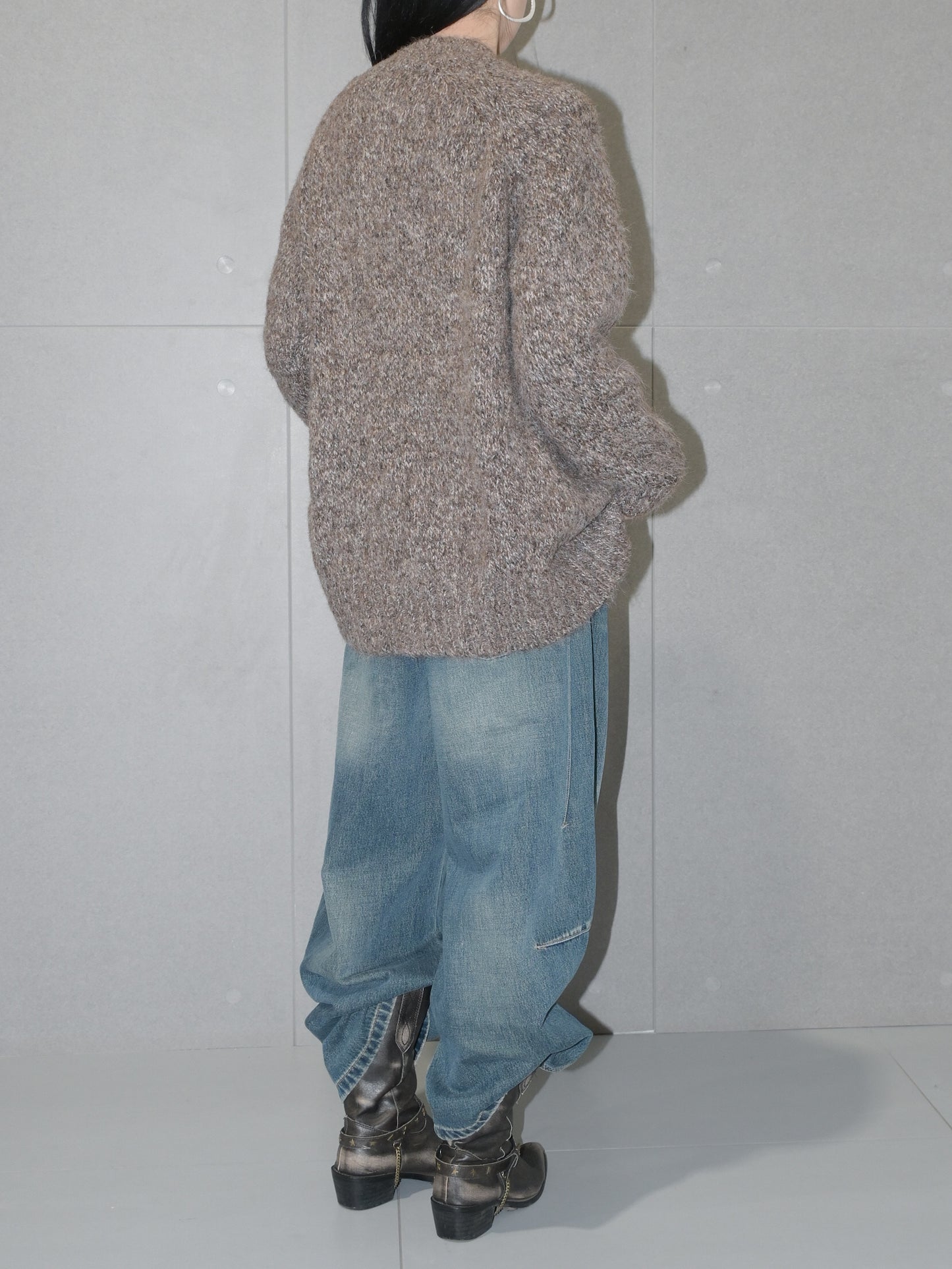 Oversized Merino Wool Cardigan