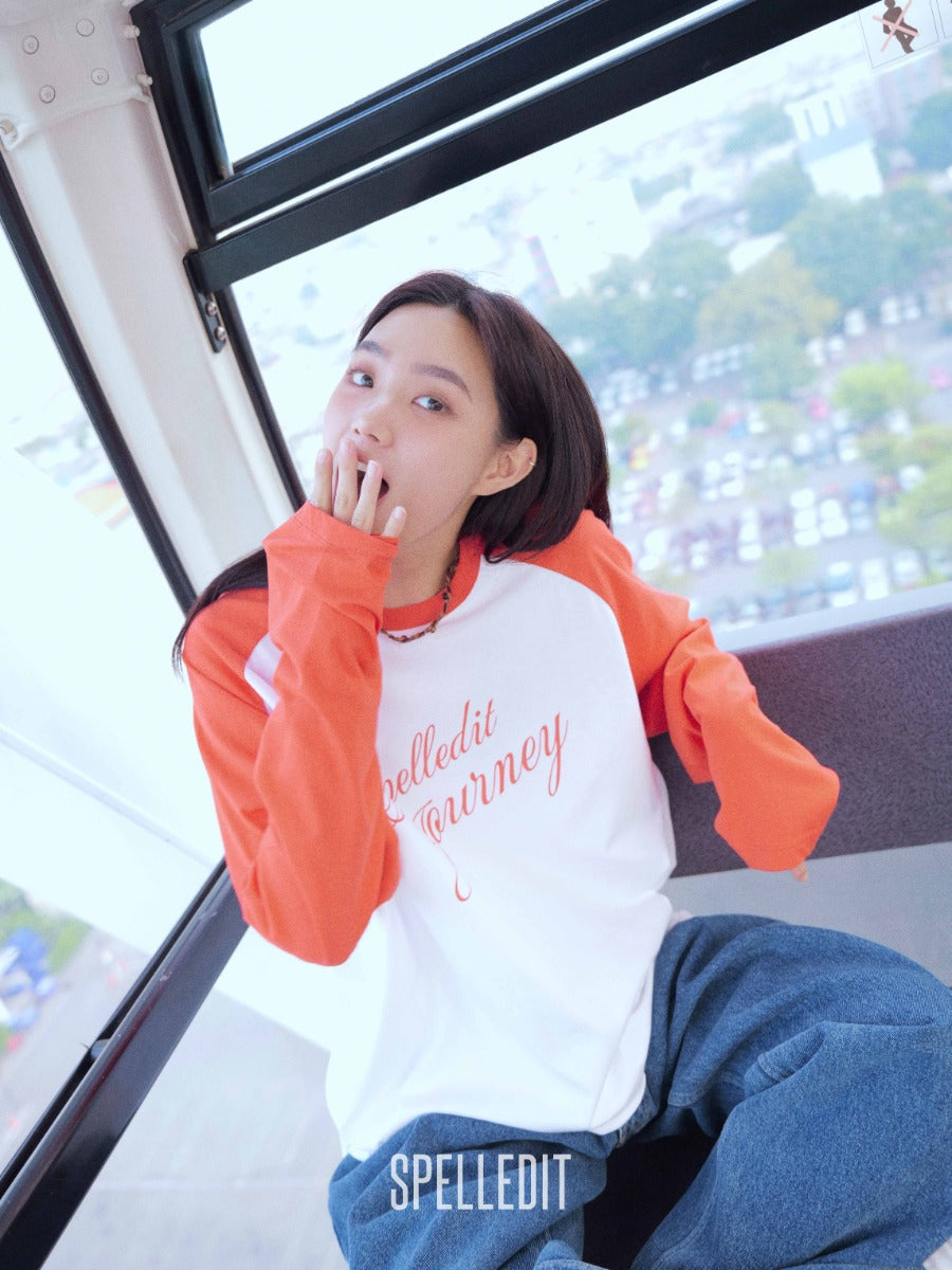 SPELLEDIT CALLIGRAPHY RAGLAN LONG SLEEVE