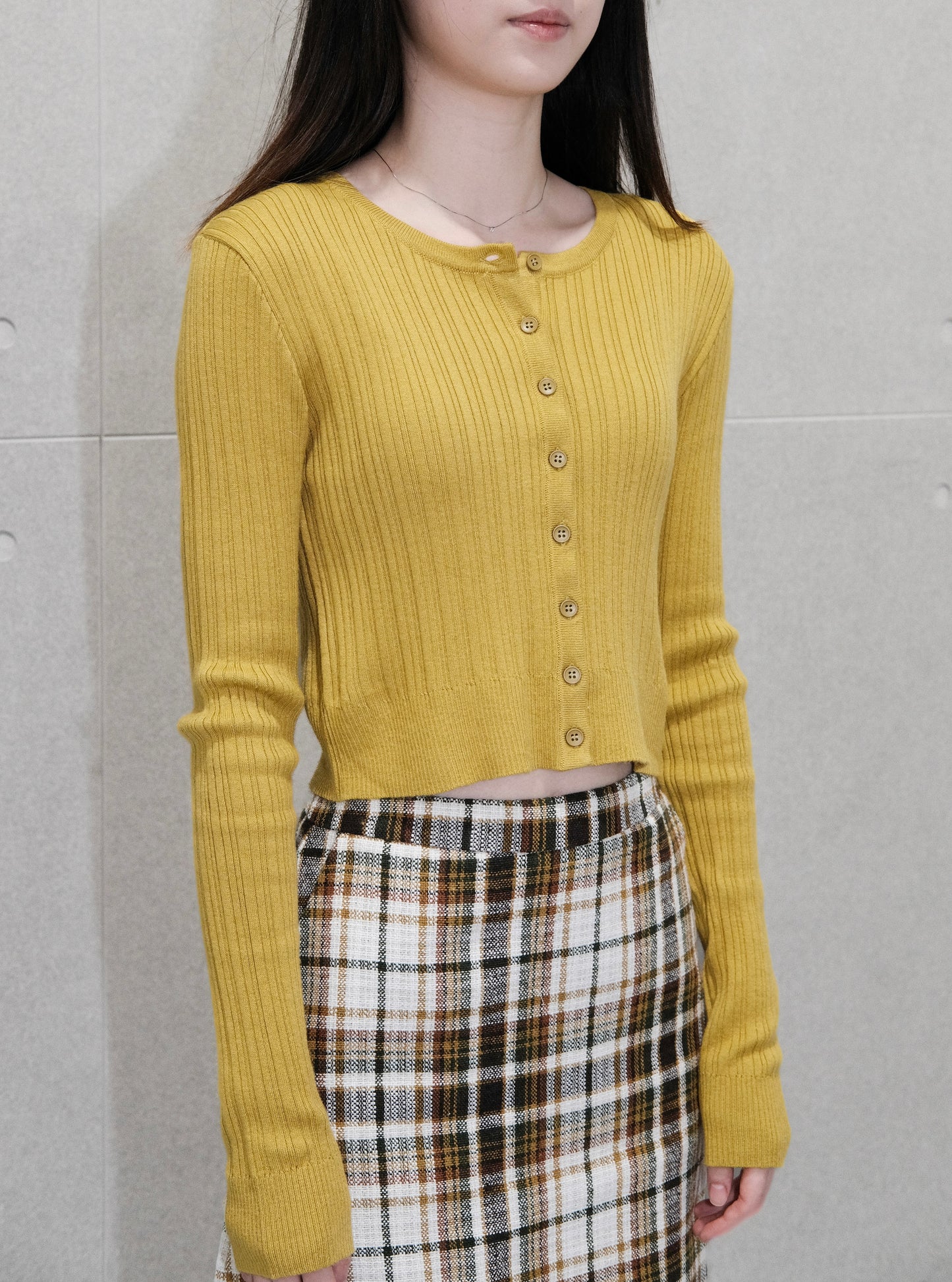 Merino Cropped Cardigan