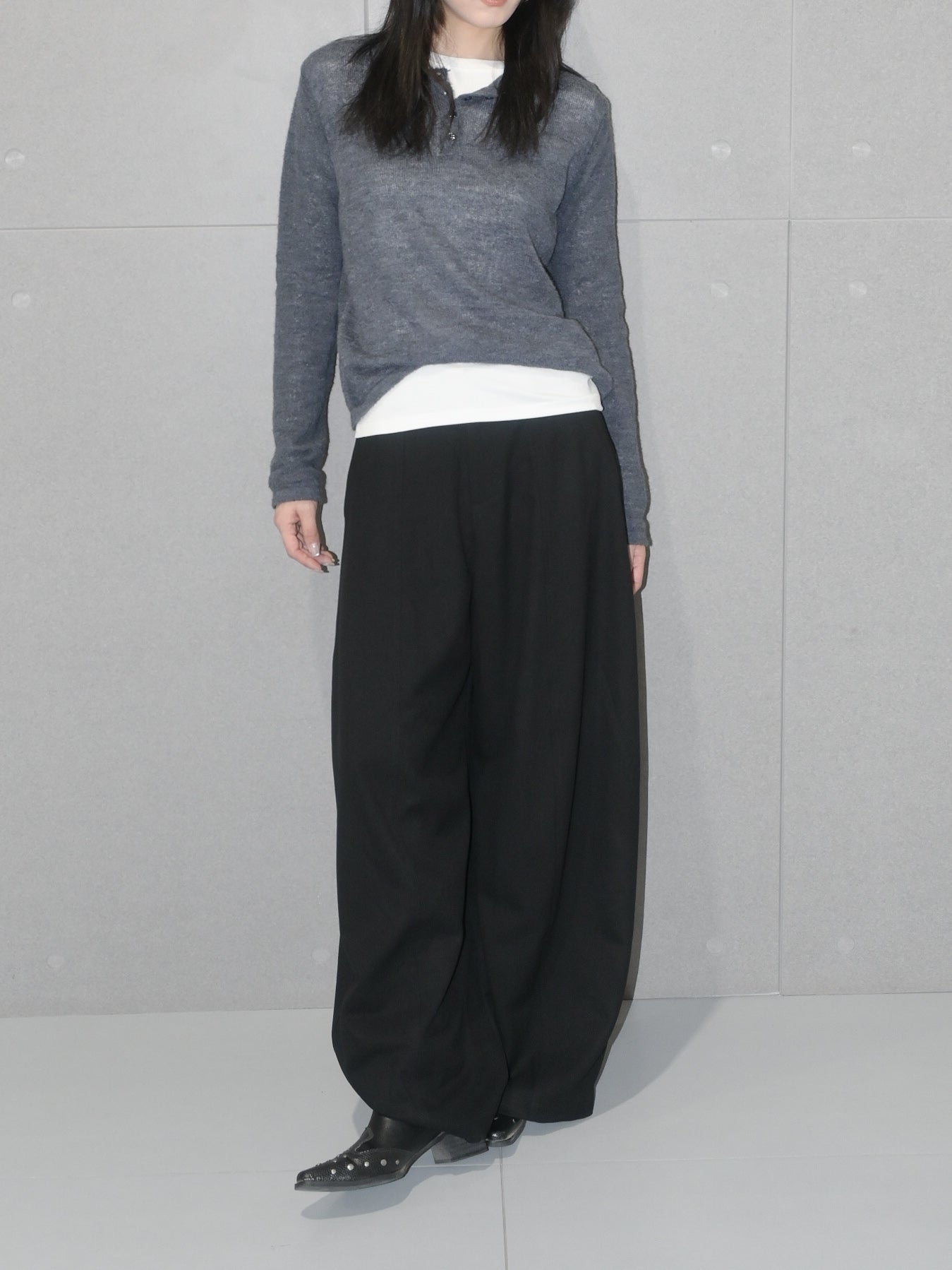 Henley Wool Sweater