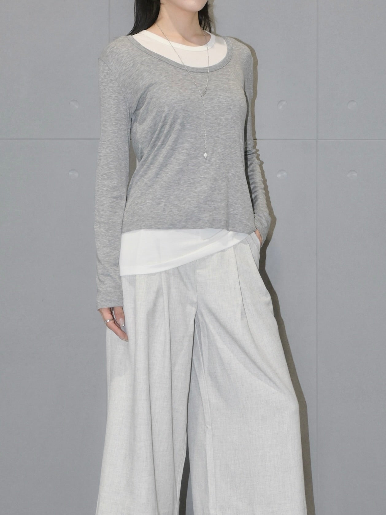 Tencel Layered Longsleeve