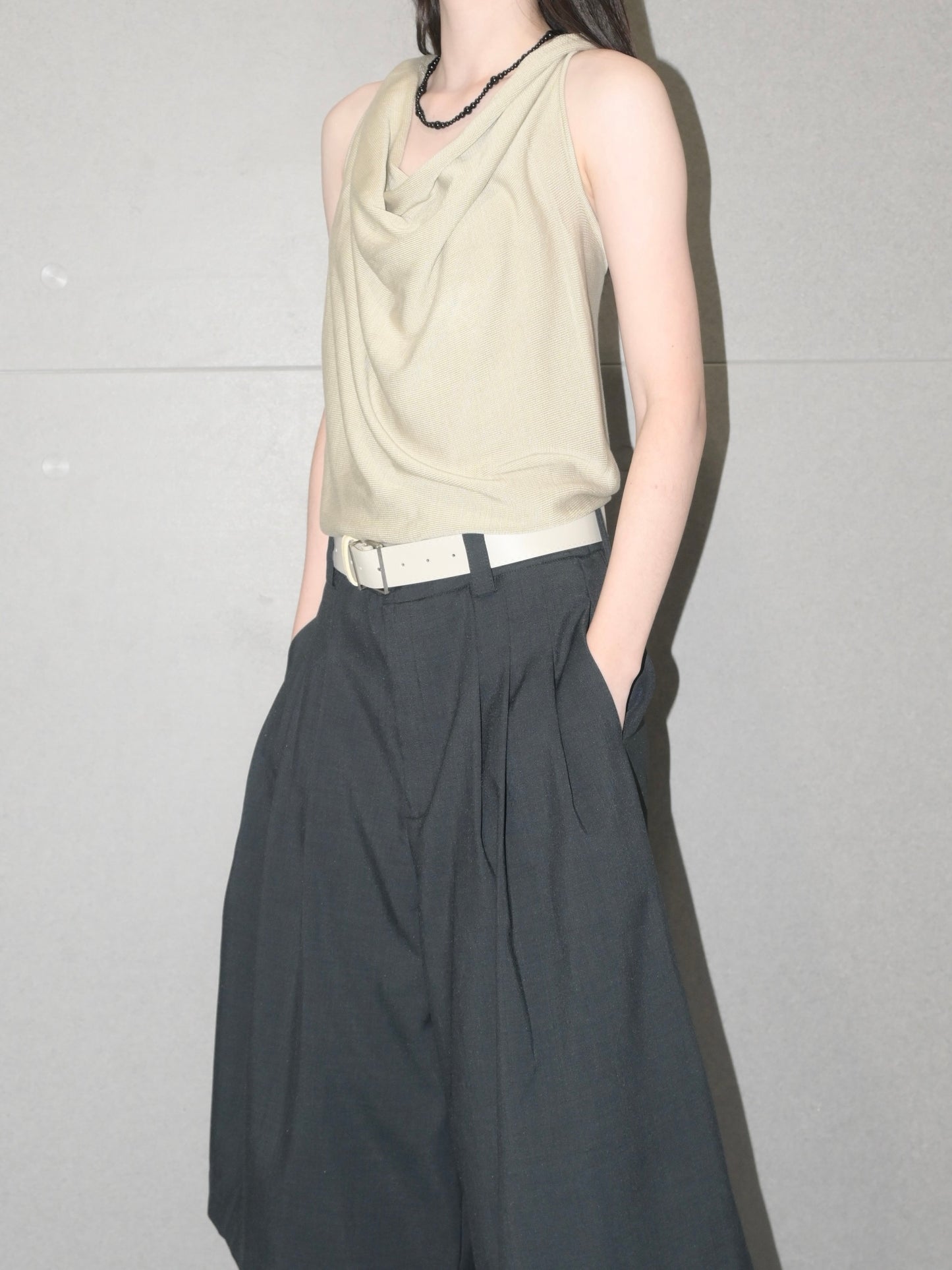 Cowl Neck Halter Top