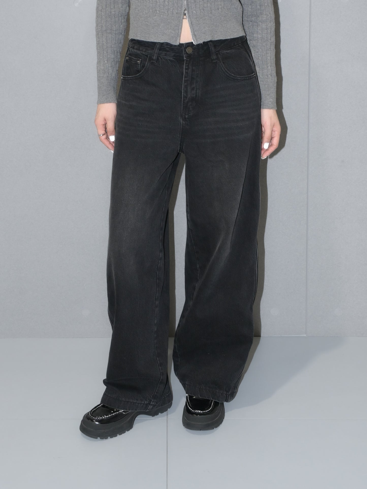 Faded Black Jean
