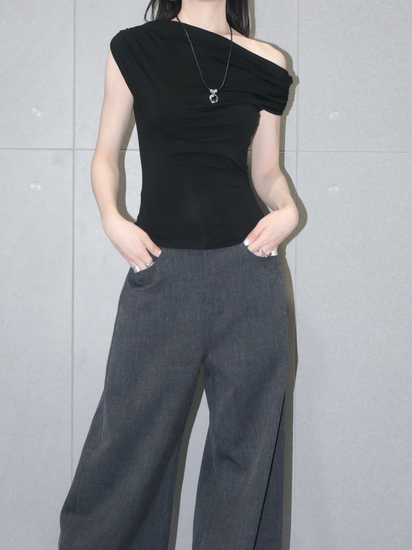 Asymmetric One-Shoulder Top