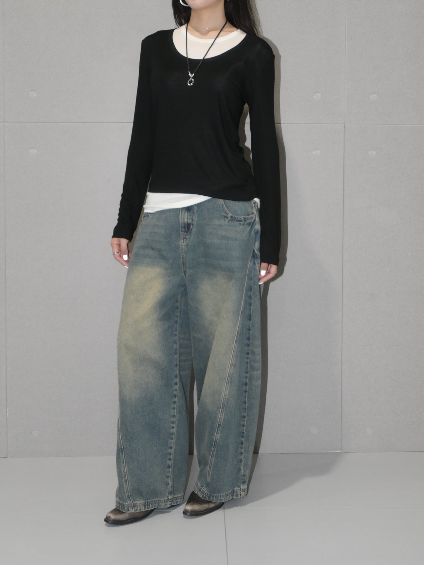 Tencel Layered Longsleeve