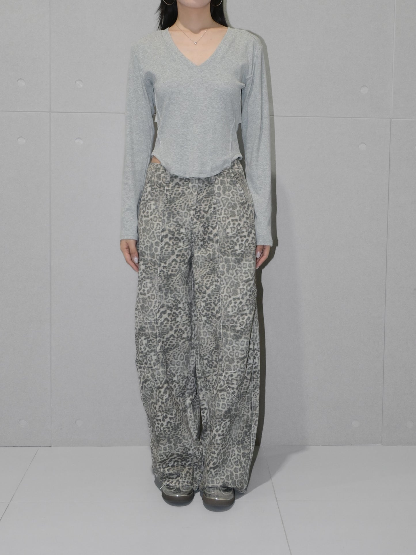 Leopard Horseshoe Jean
