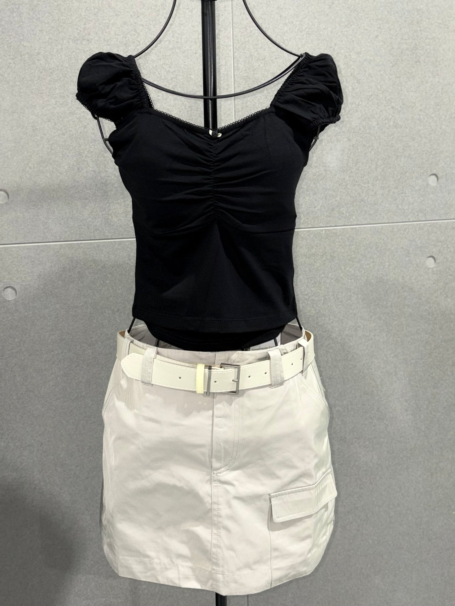 Cotton Puff Sleeve Tee