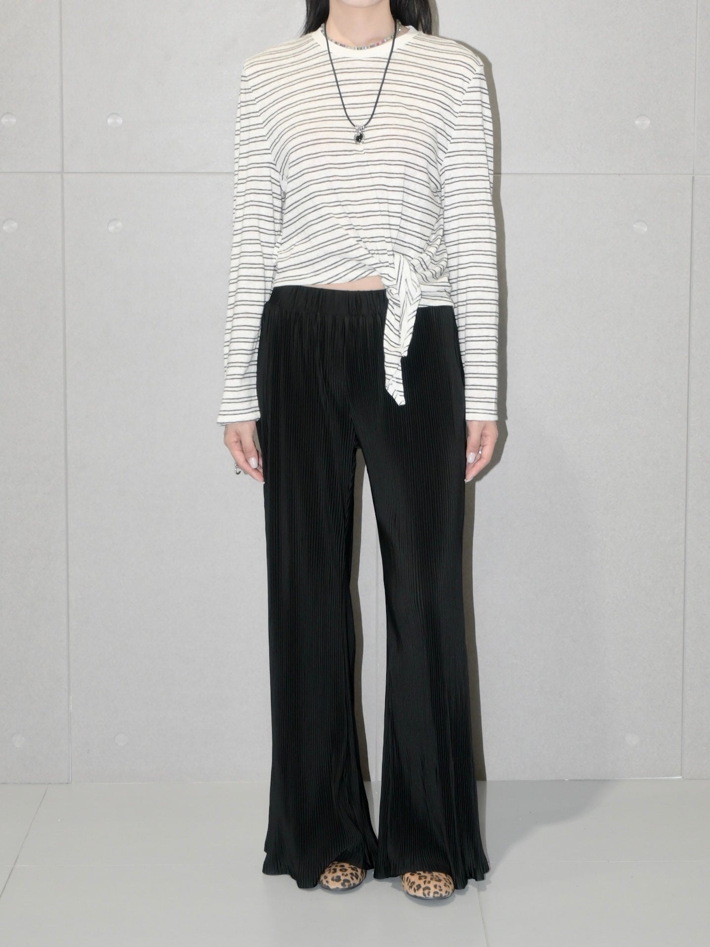 Stripe Knot Side Top