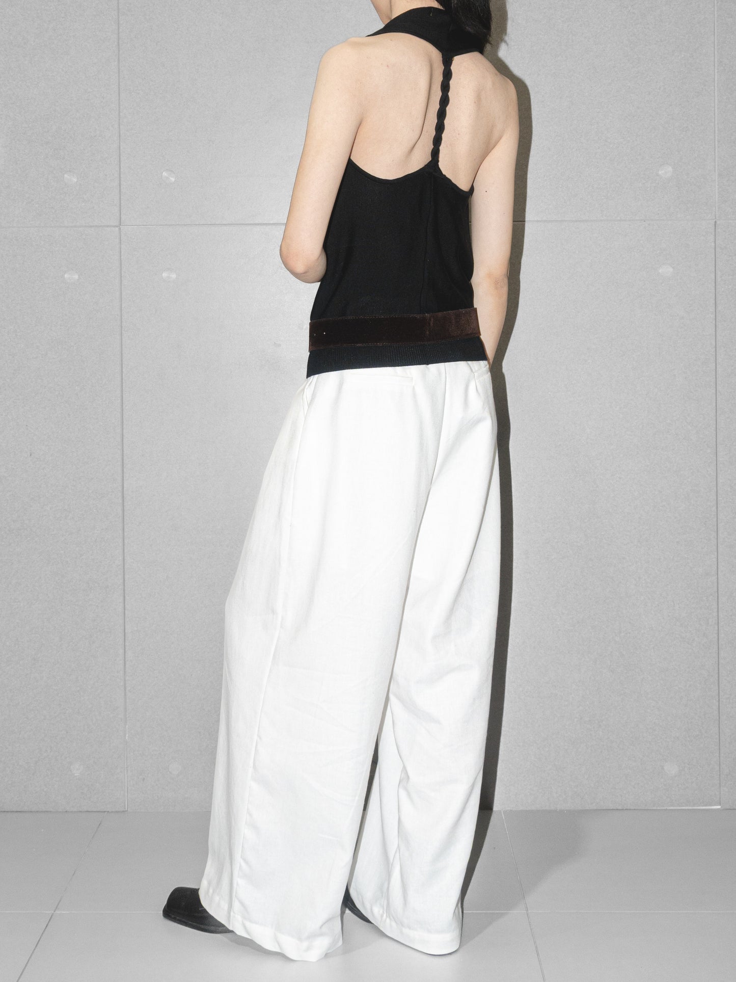 Cowl Neck Halter Top