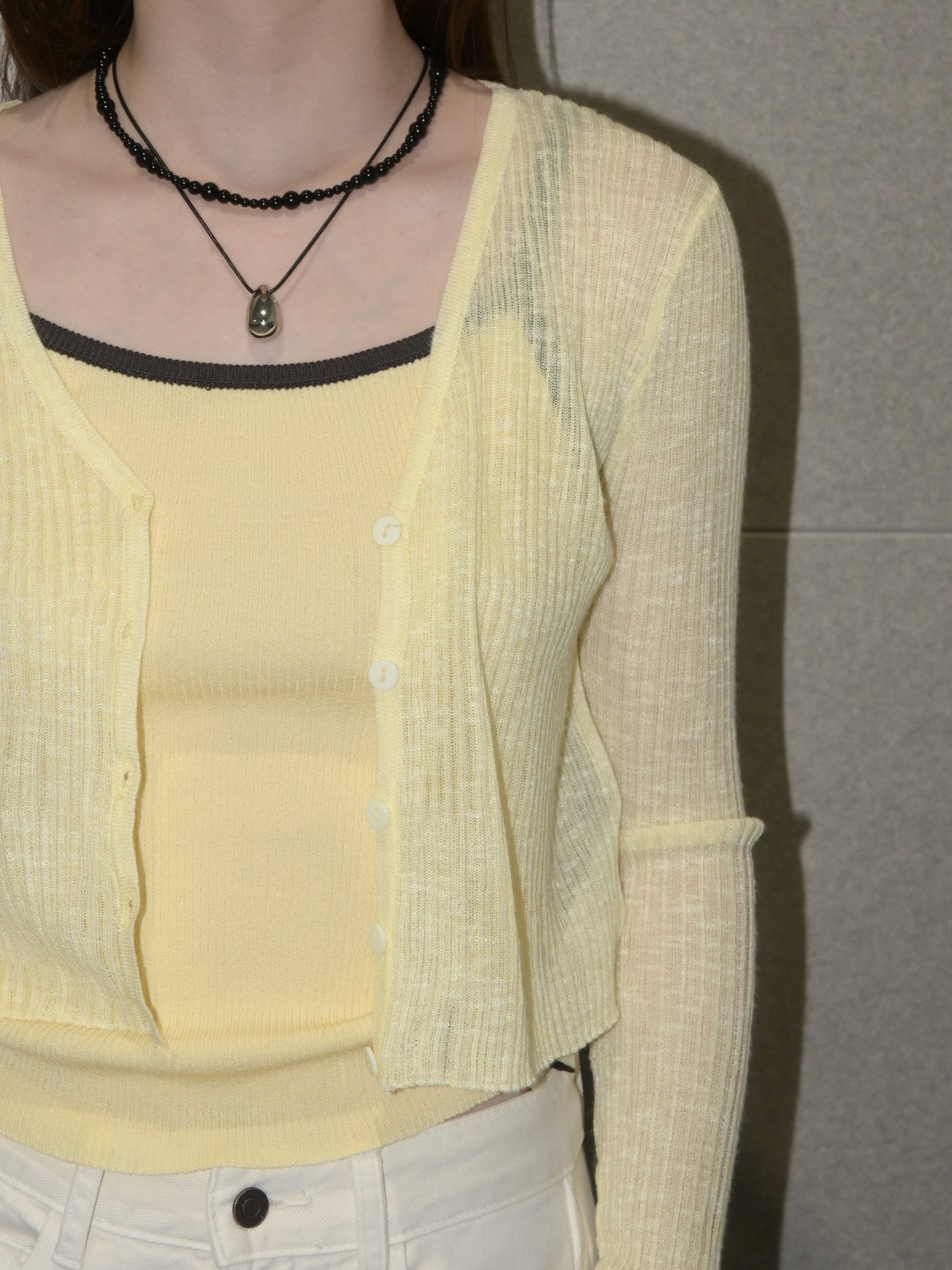 V-Neck Cardigan