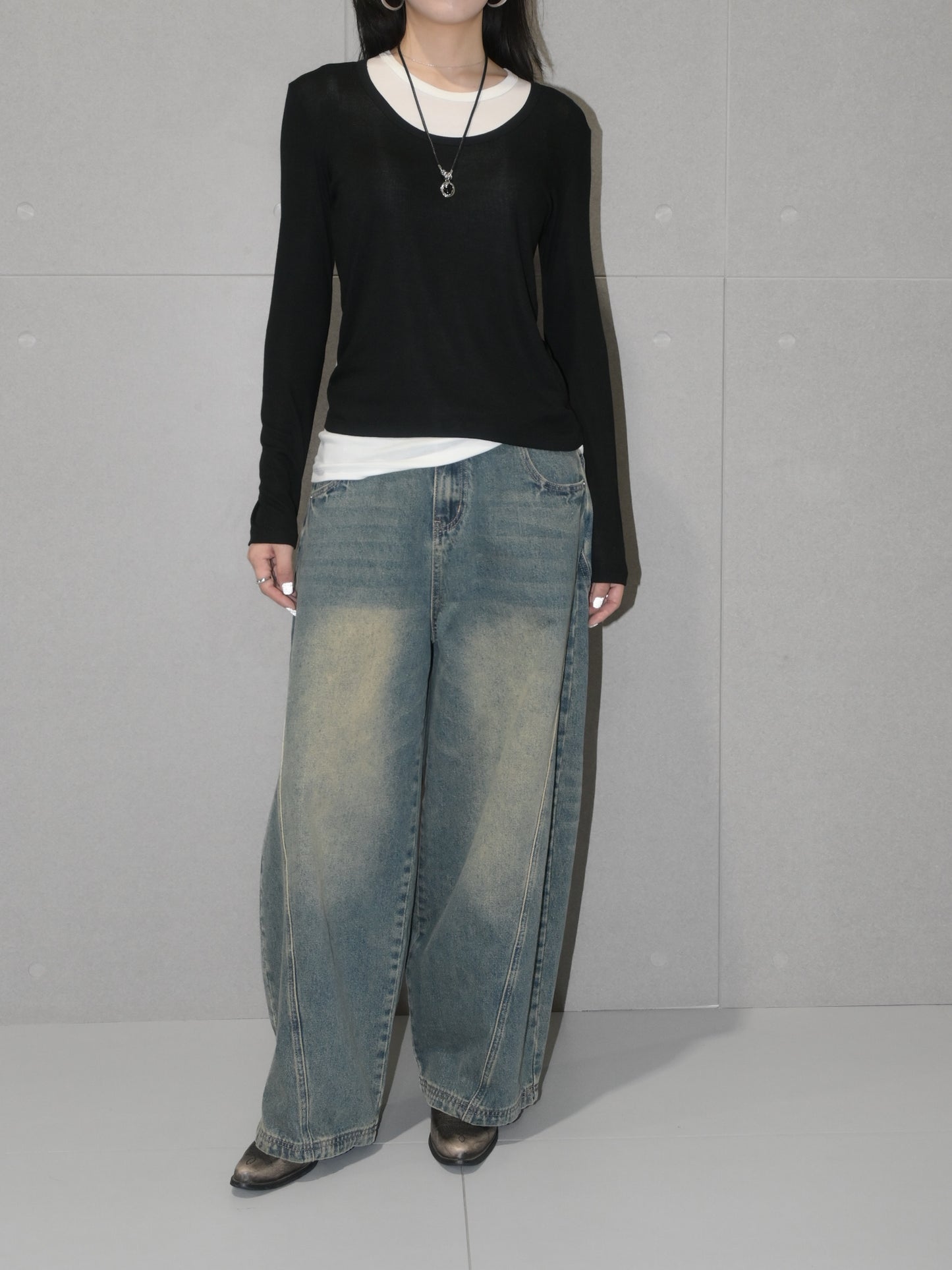 Tencel Layered Longsleeve