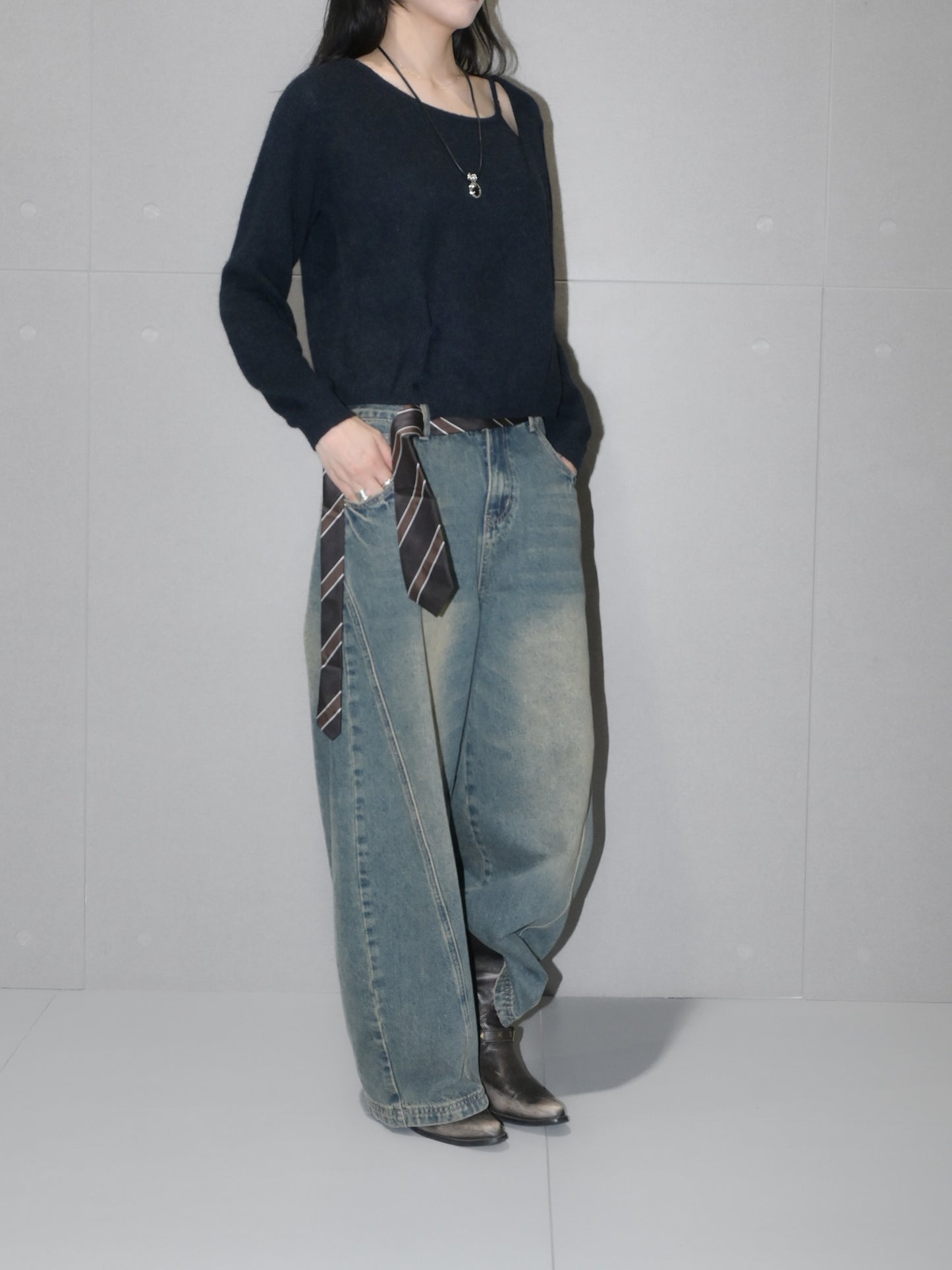 Merino Wool Wrap Sweater