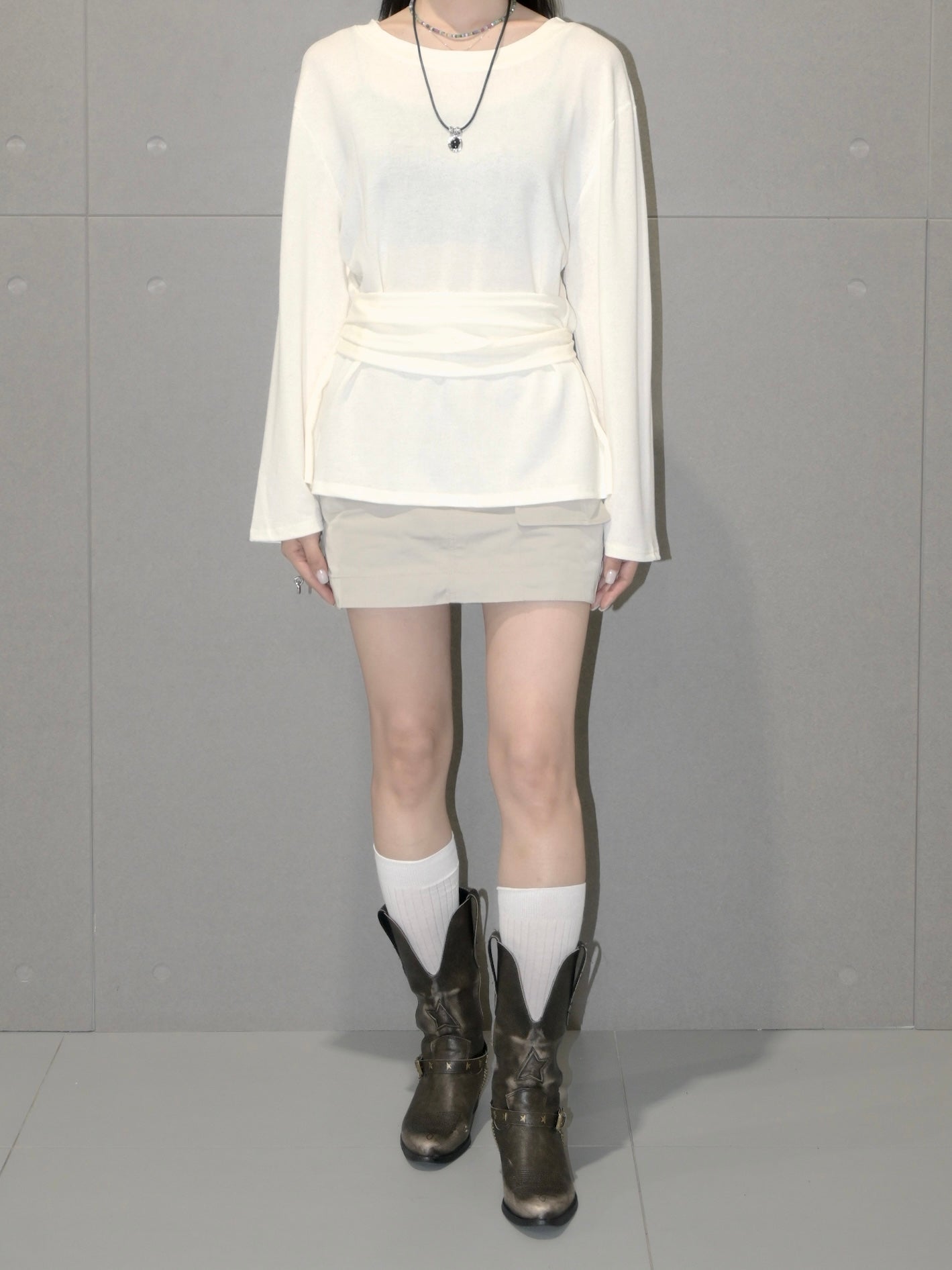 Tie Side Long Sleeve