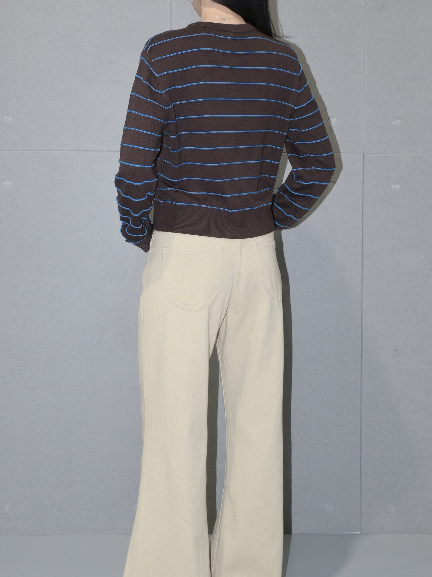 Striped Wool Cardigan