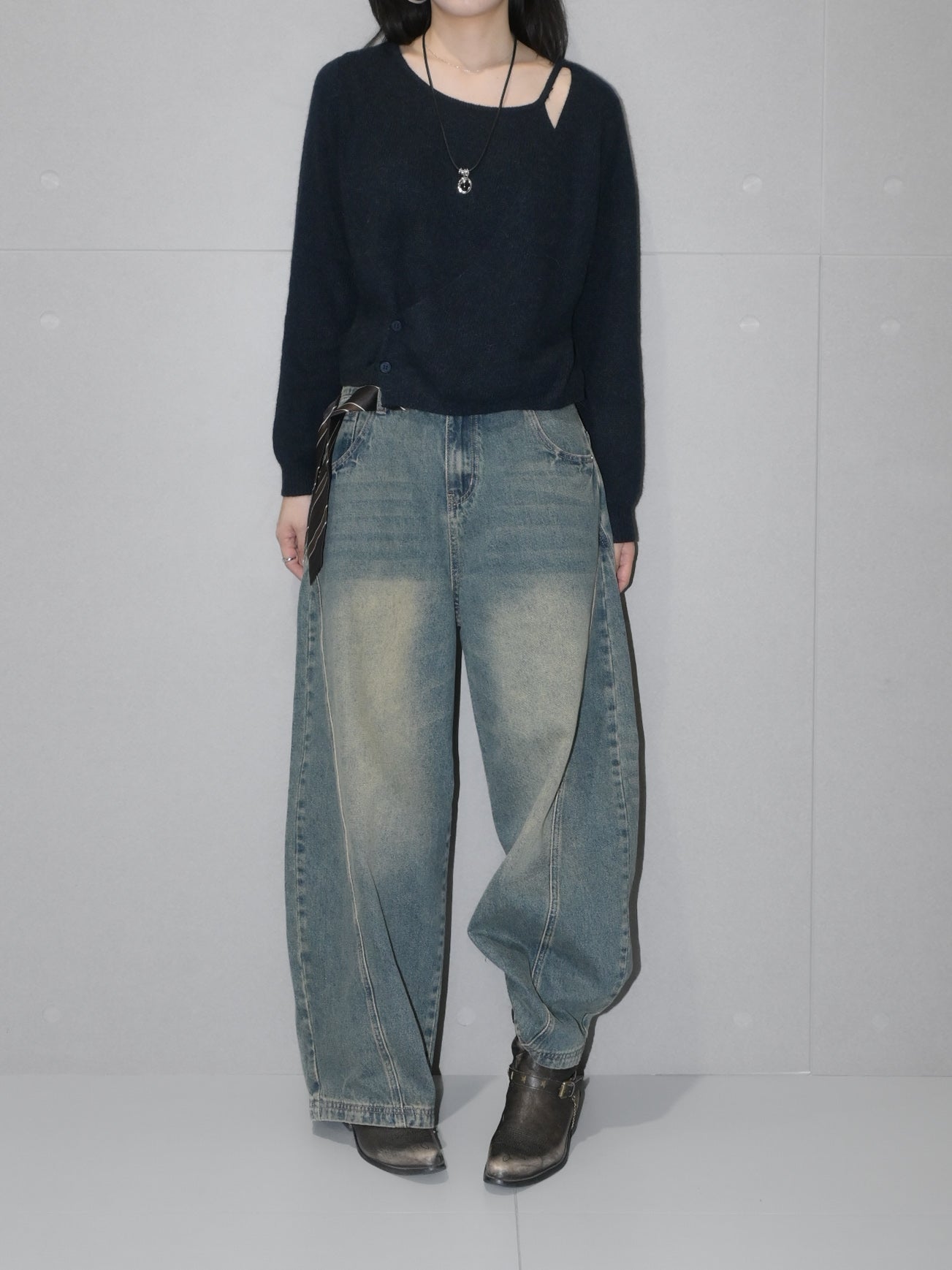 Merino Wool Wrap Sweater