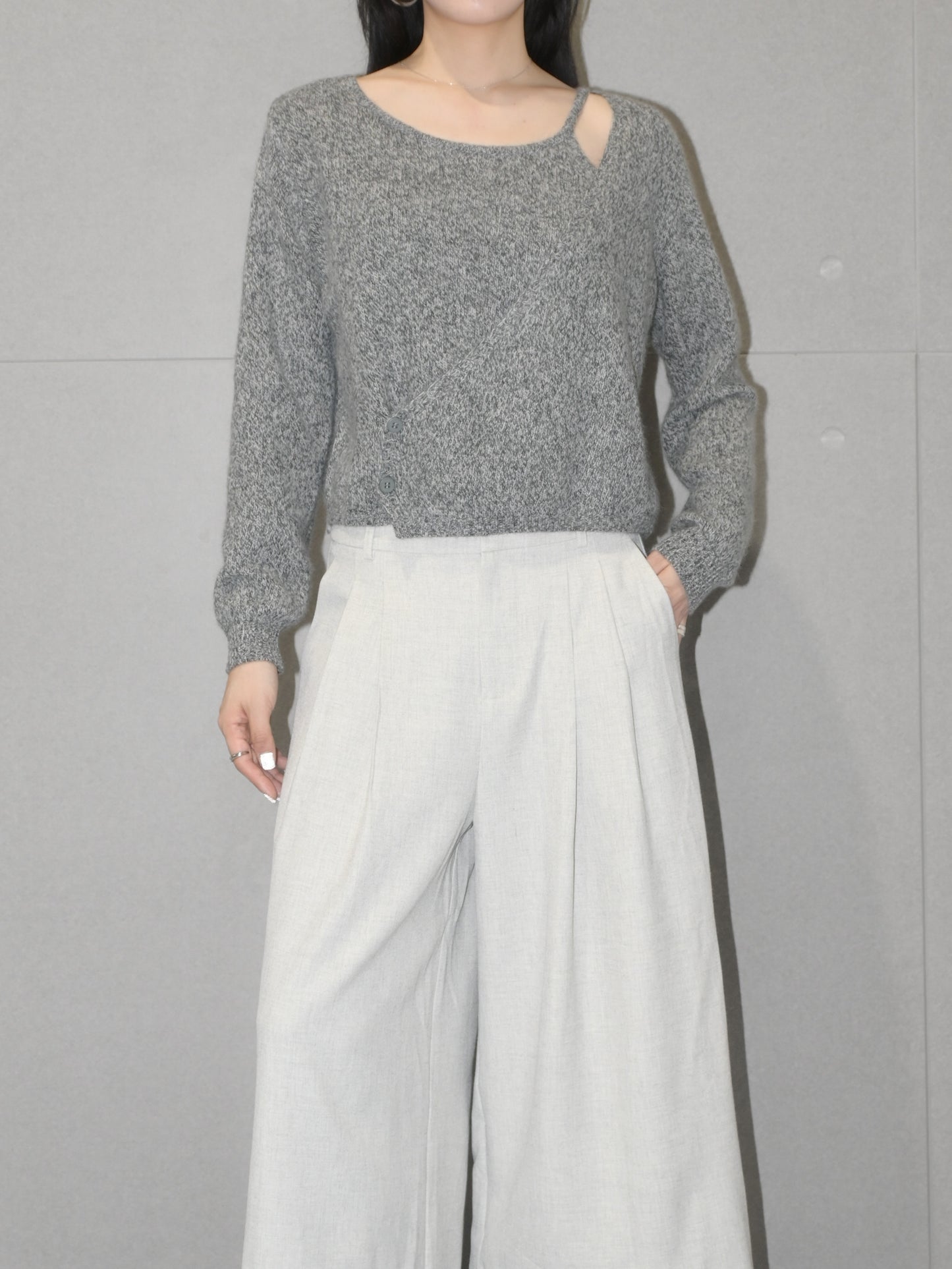 Merino Wool Wrap Sweater