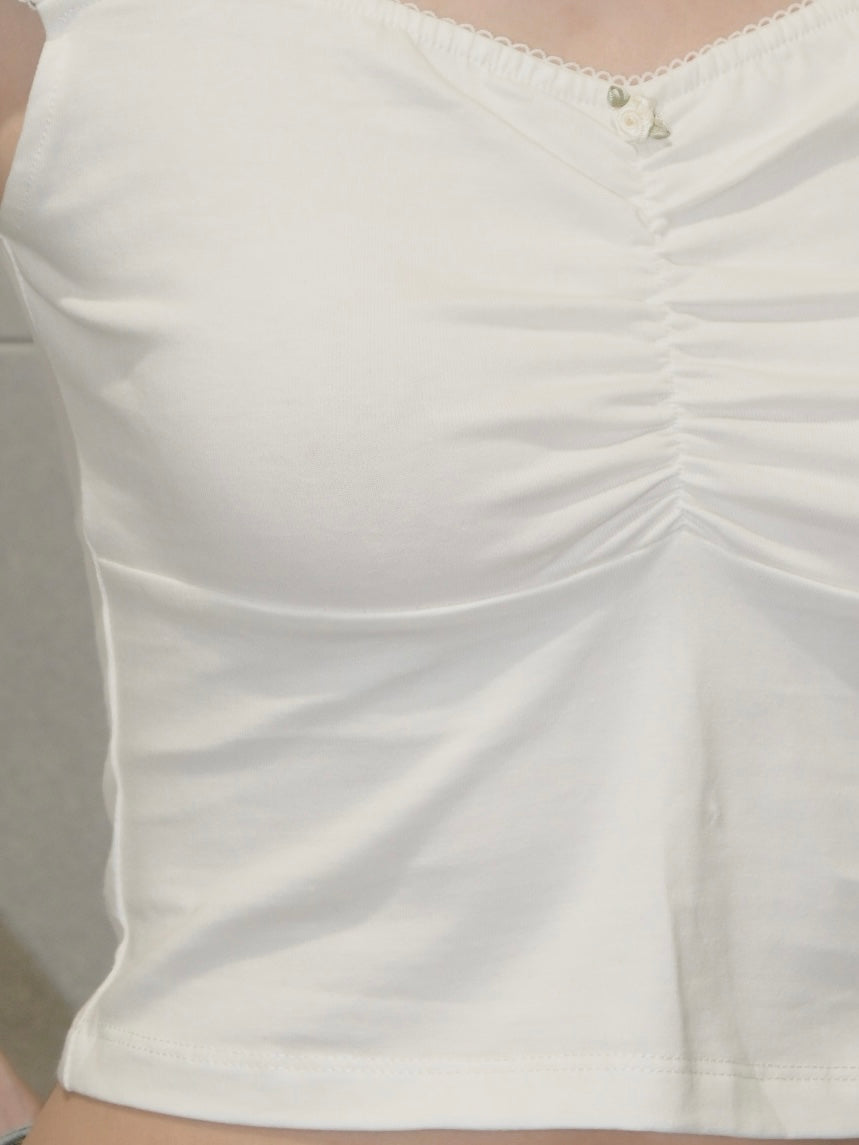 Cotton Puff Sleeve Tee