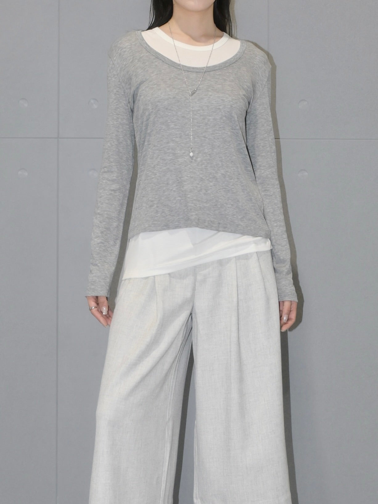 Tencel Layered Longsleeve