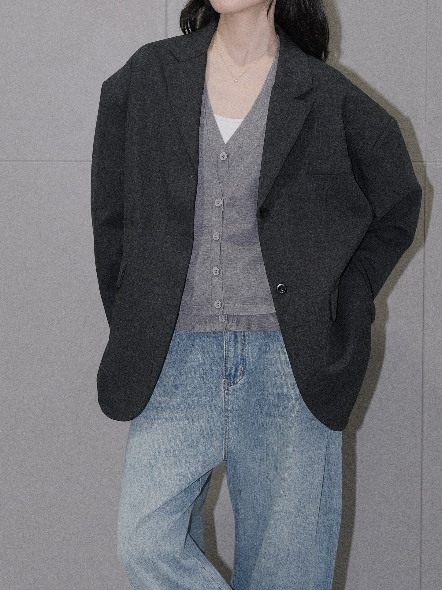 Oversized Boxy Blazer