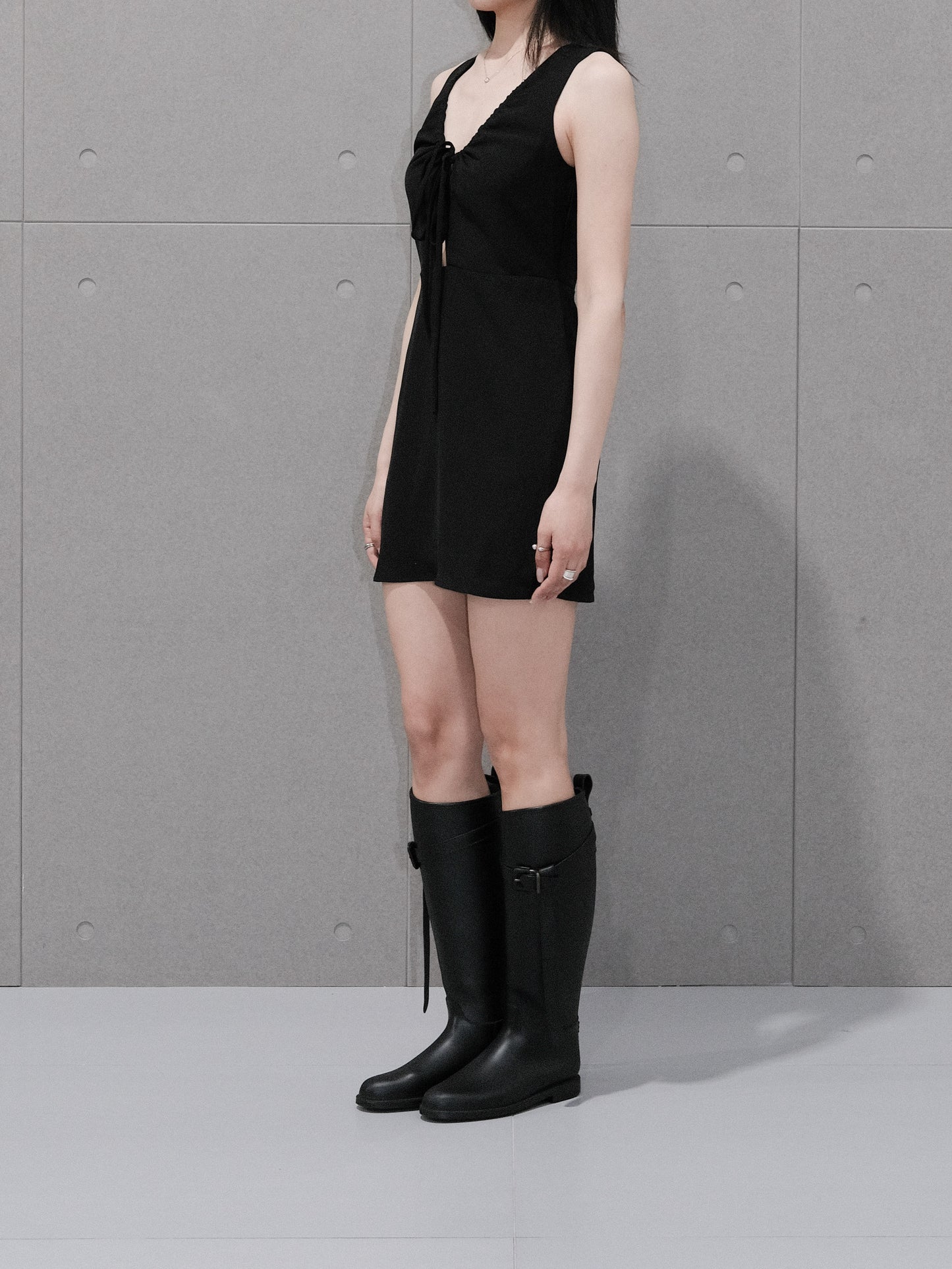 Tie Front Mini Dress