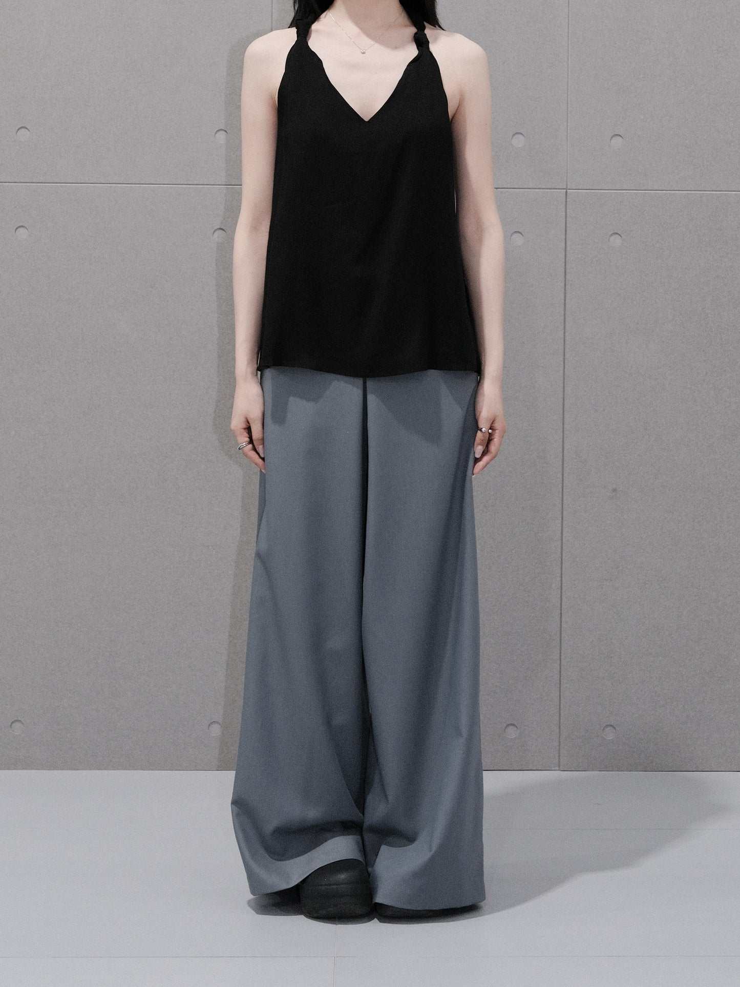 Linen Knot Tank Top