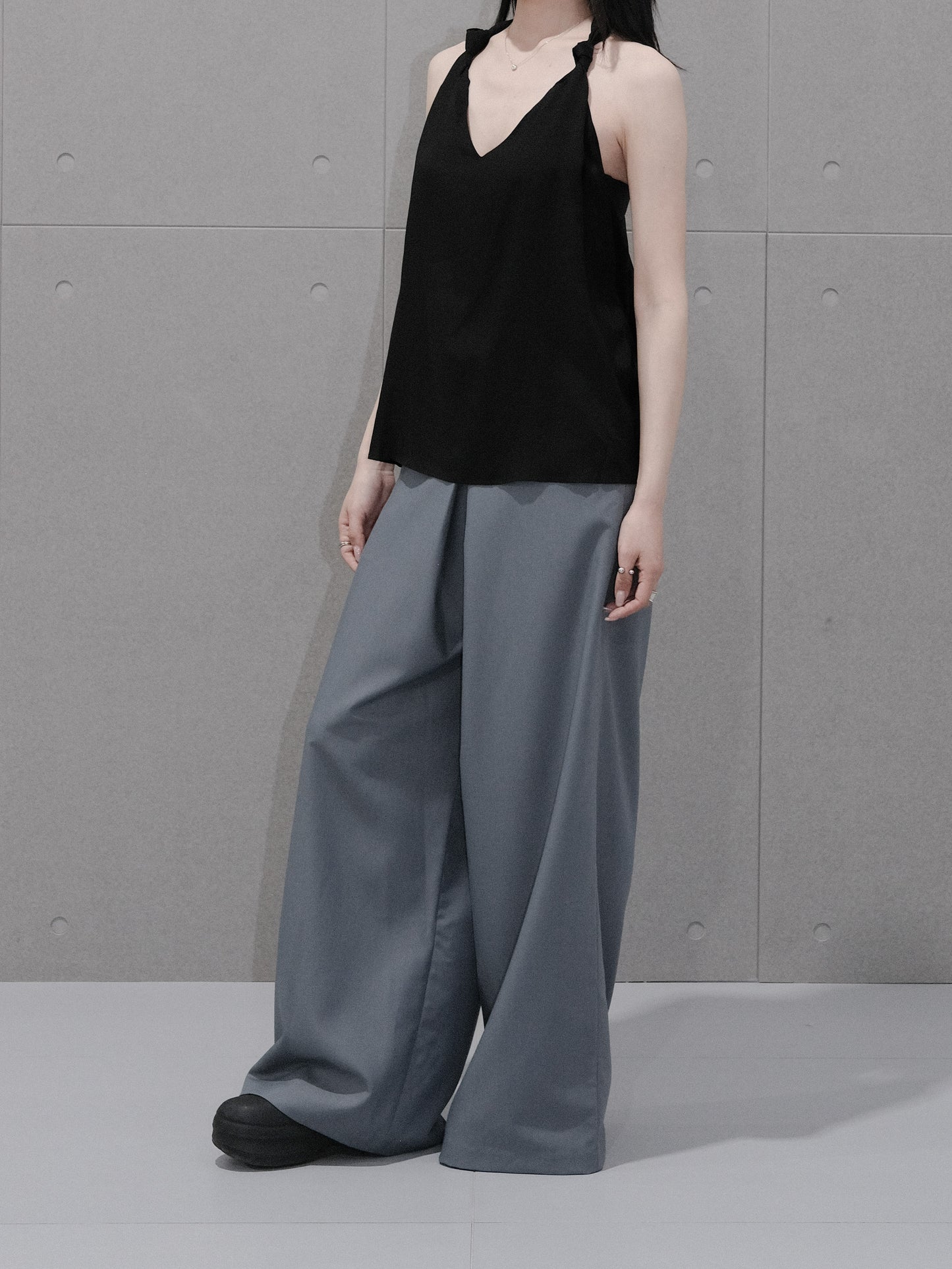 Linen Knot Tank Top