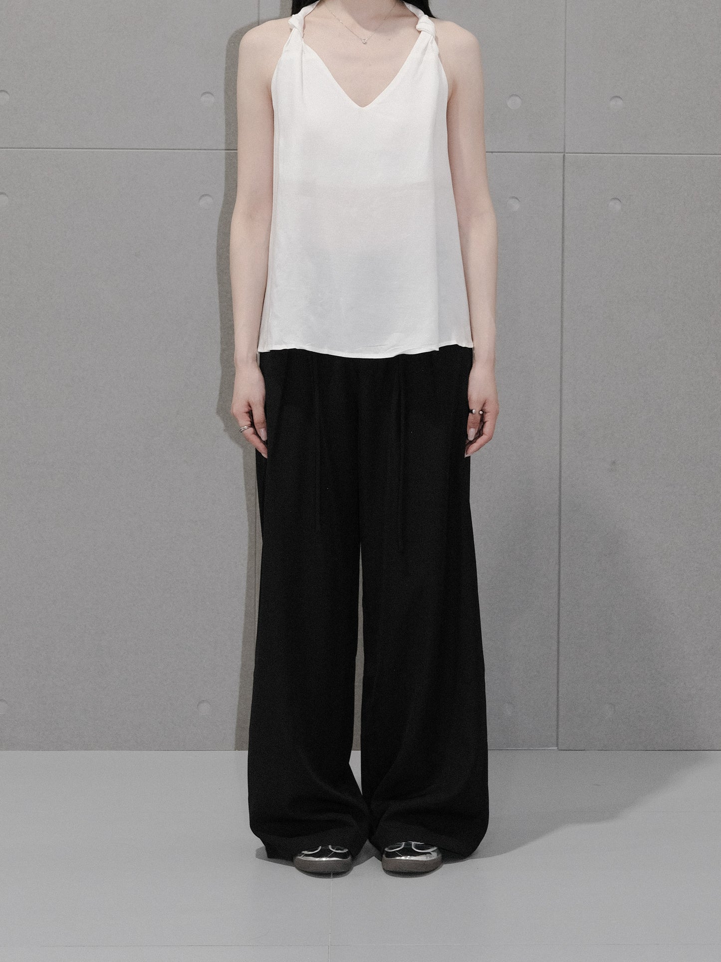 Linen Knot Tank Top