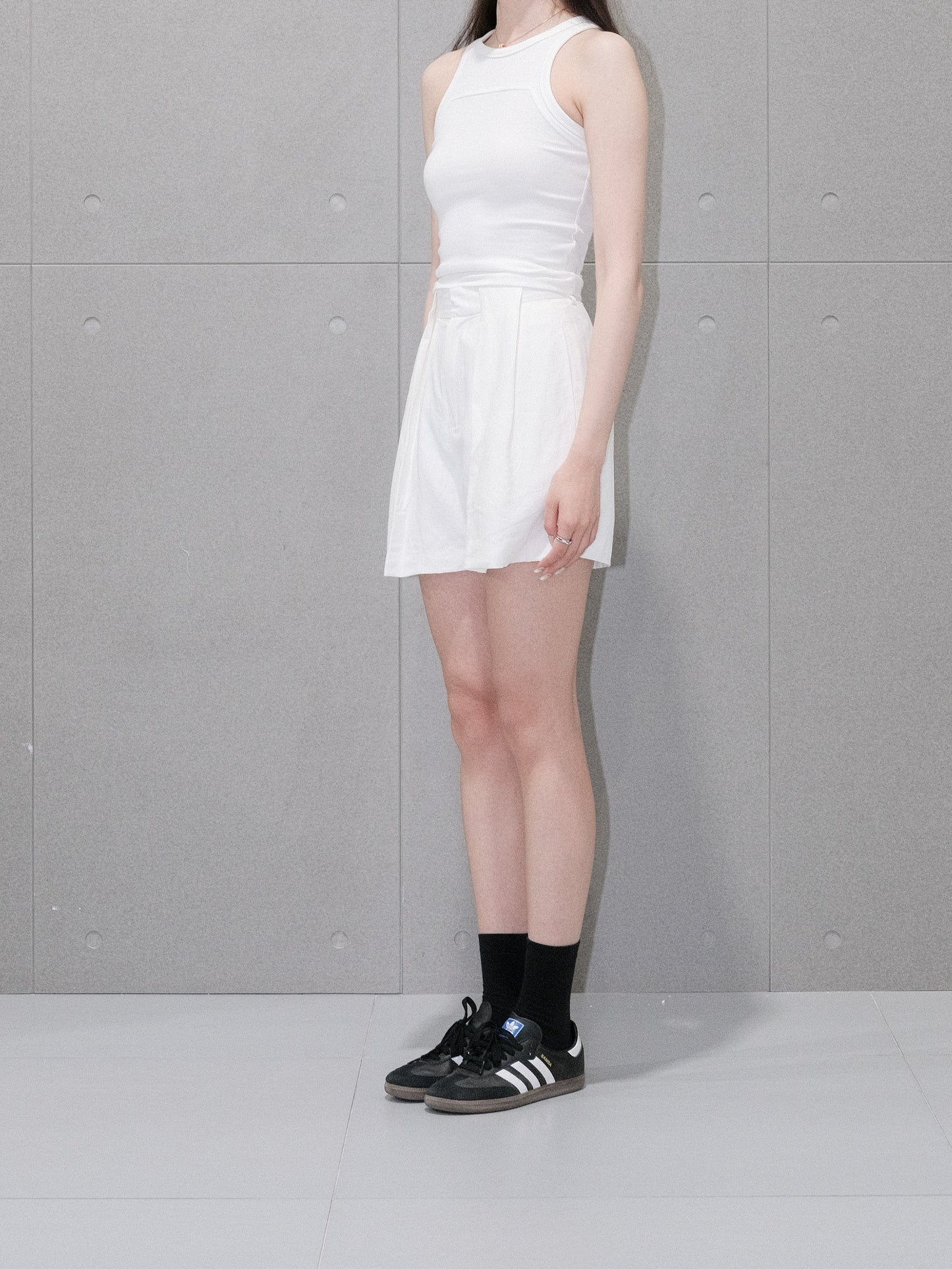 Off-White Linen Shorts