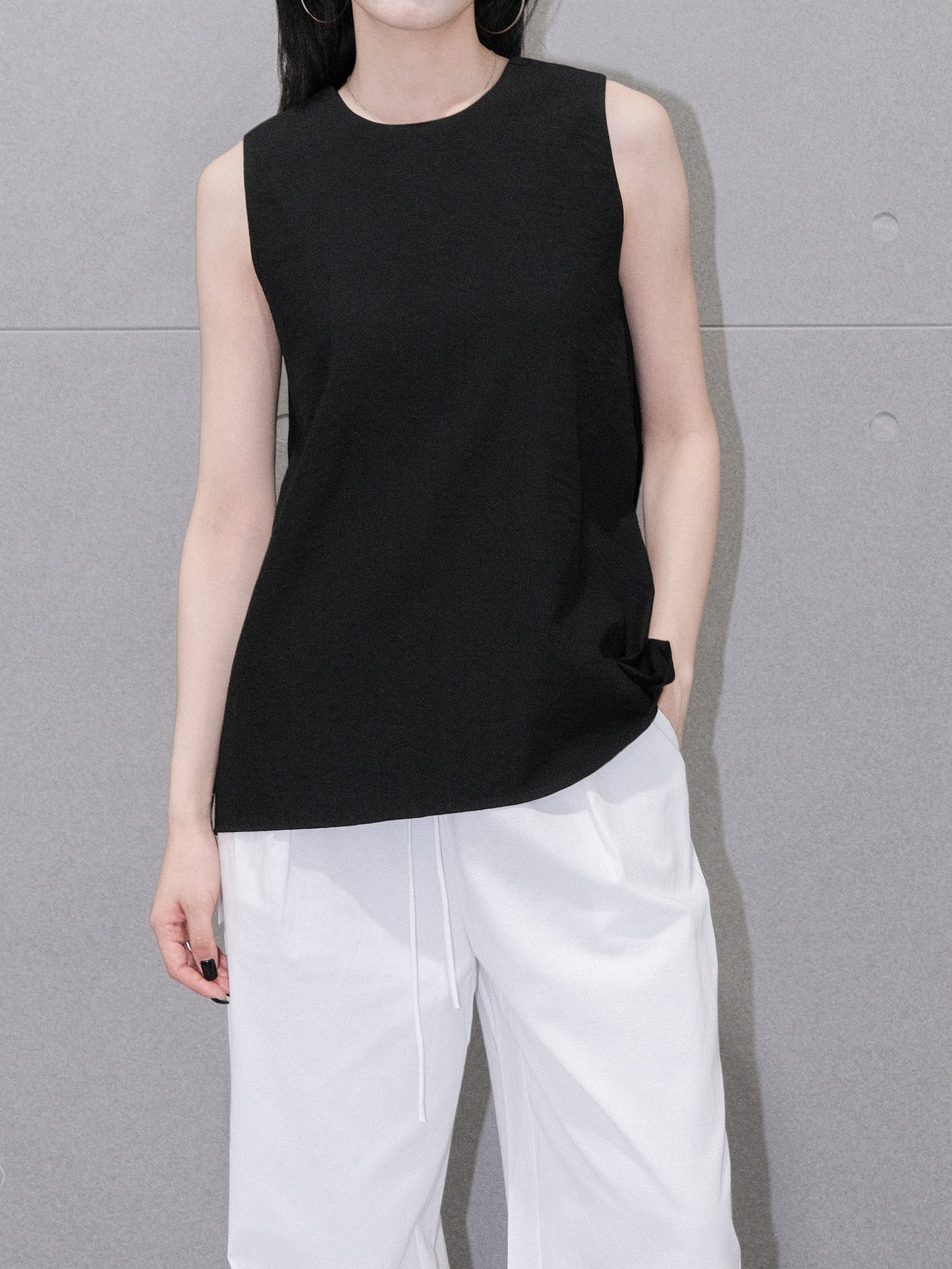 Knotted Sleeveless Top
