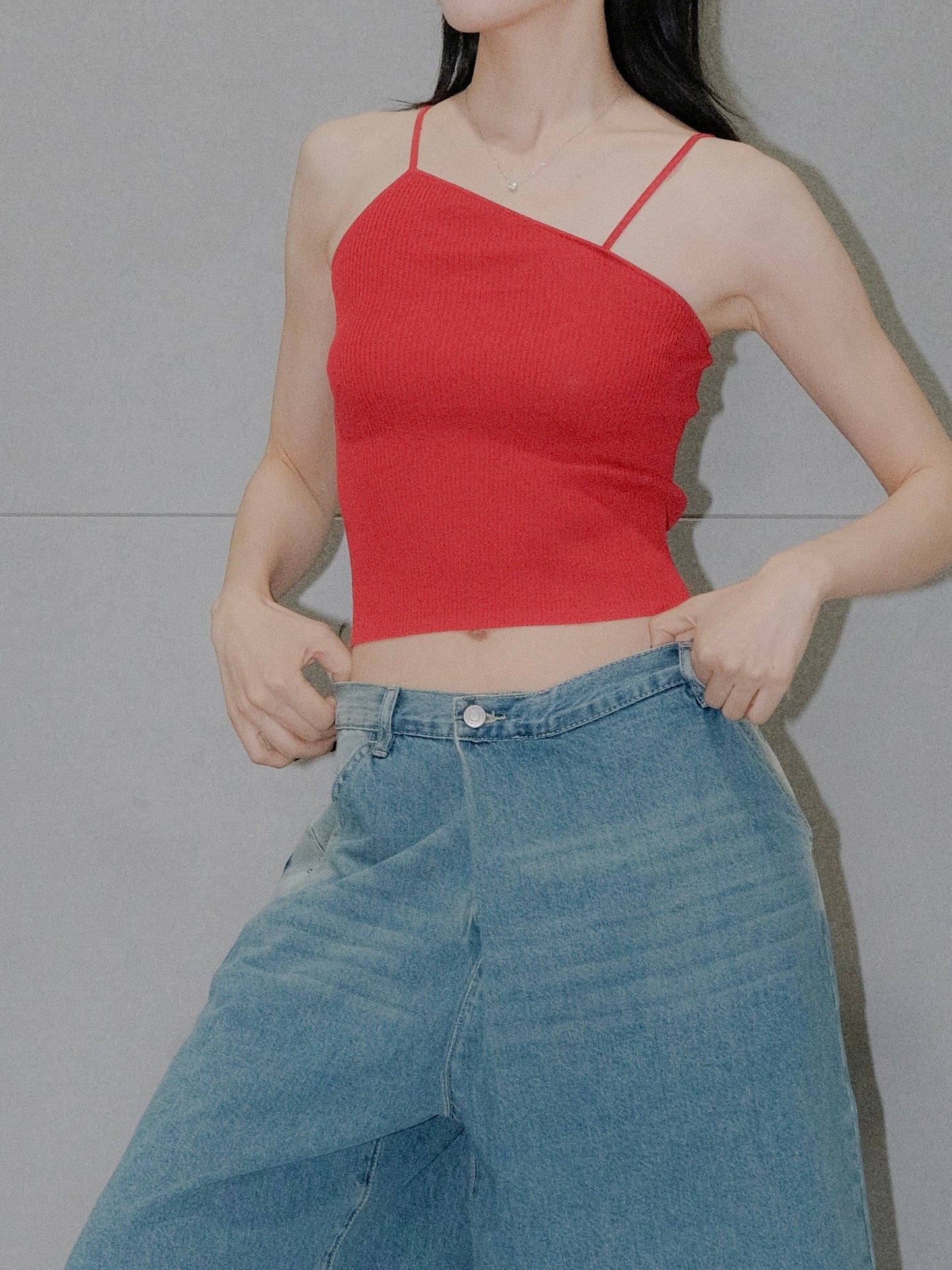 Asymmetrical Strap Tank