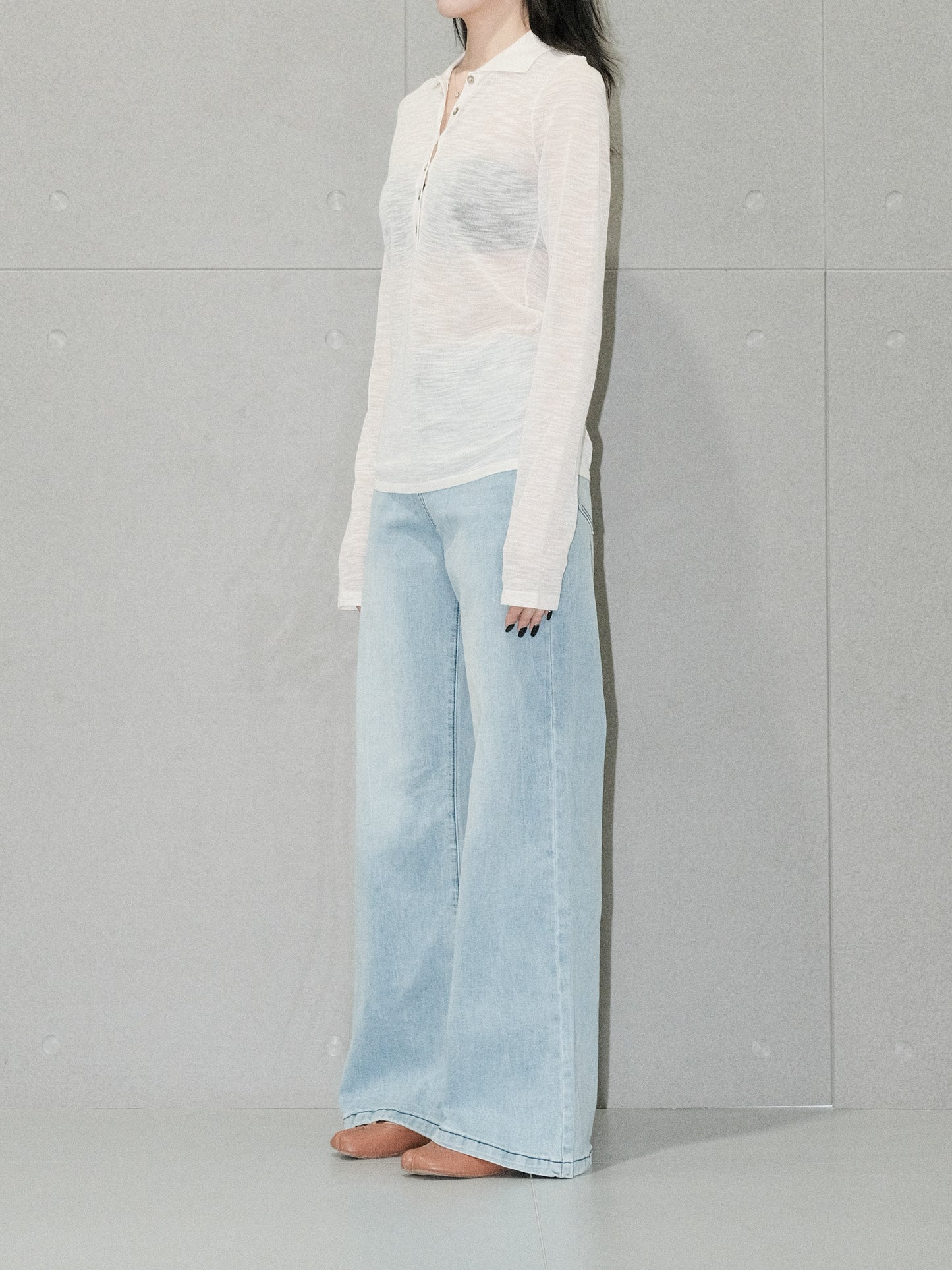 Slub Linen Polo Shirt