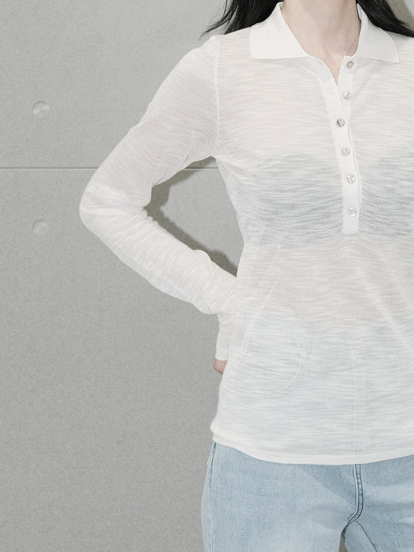 Slub Linen Polo Shirt