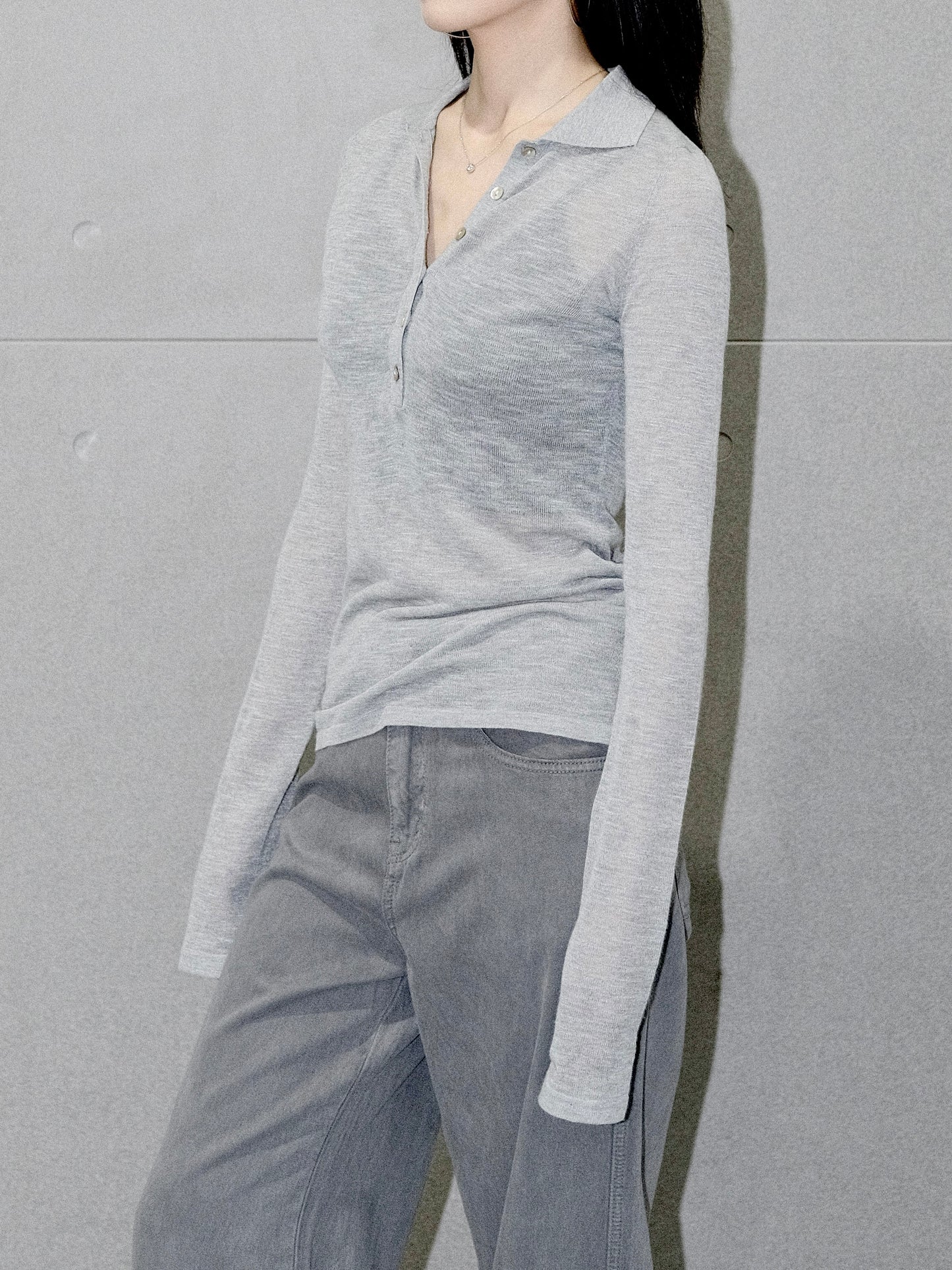 Slub Linen Polo Shirt