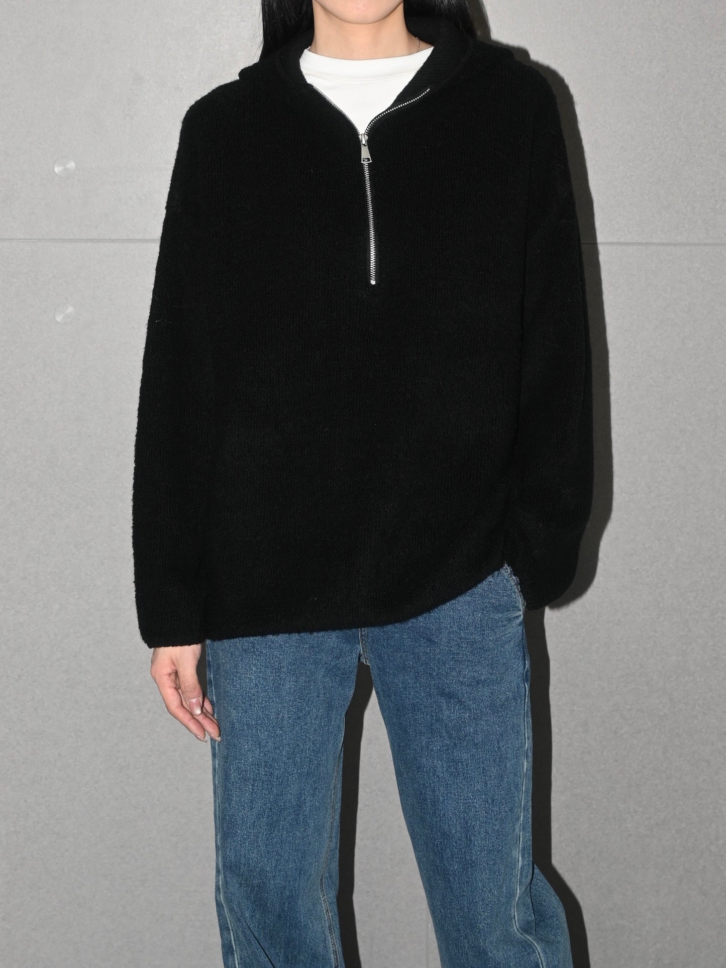 Merino Wool Hoodie Sweater