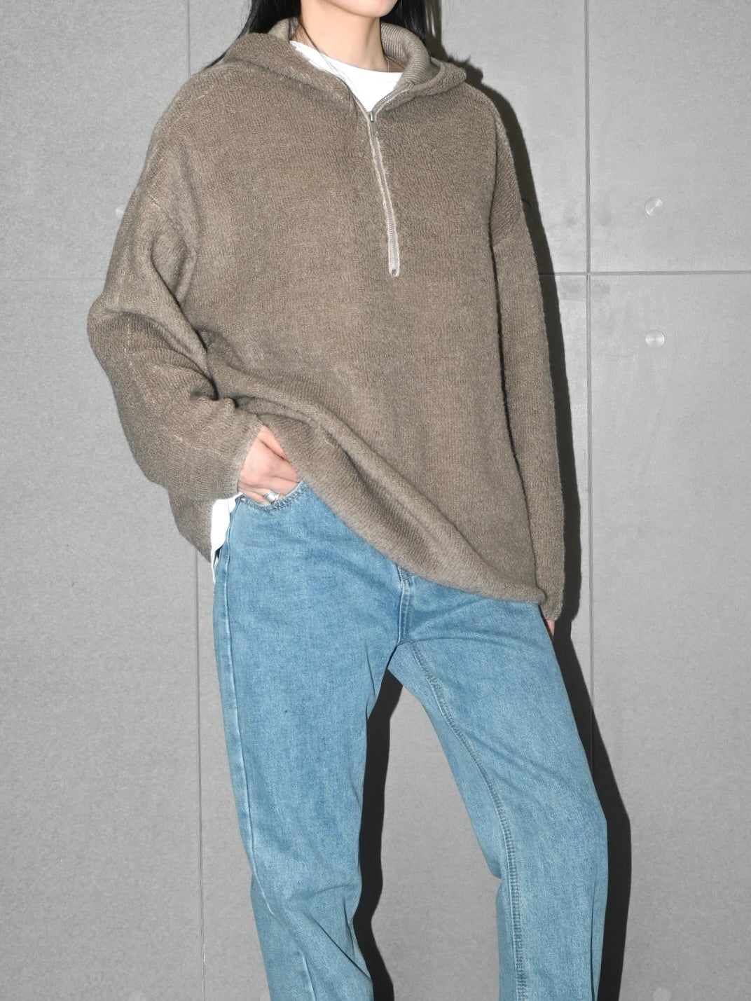 Merino Wool Hoodie Sweater