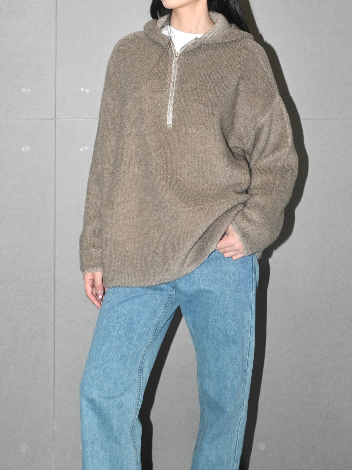 Merino Wool Hoodie Sweater