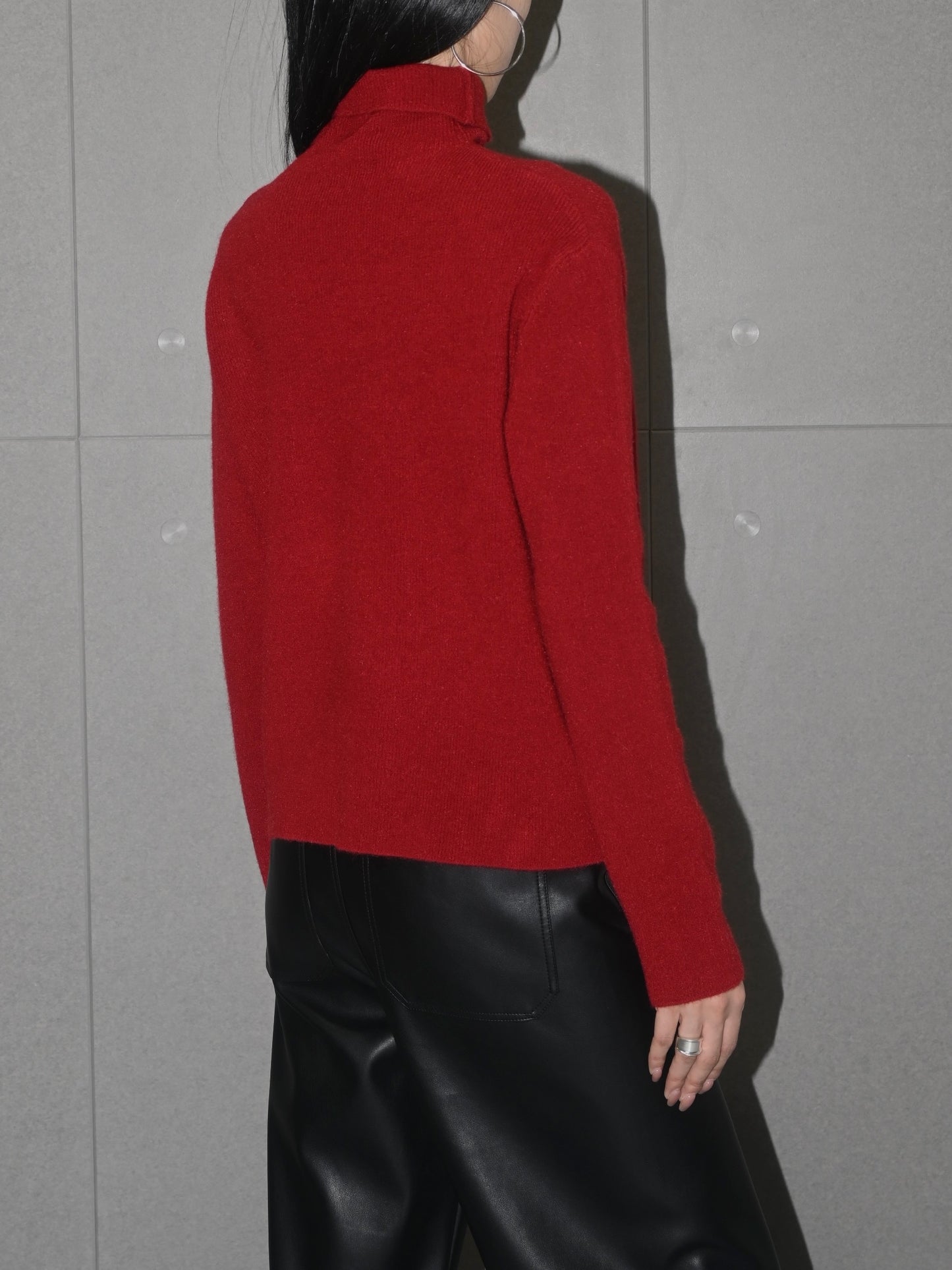Ribbed Turtleneck Sweater