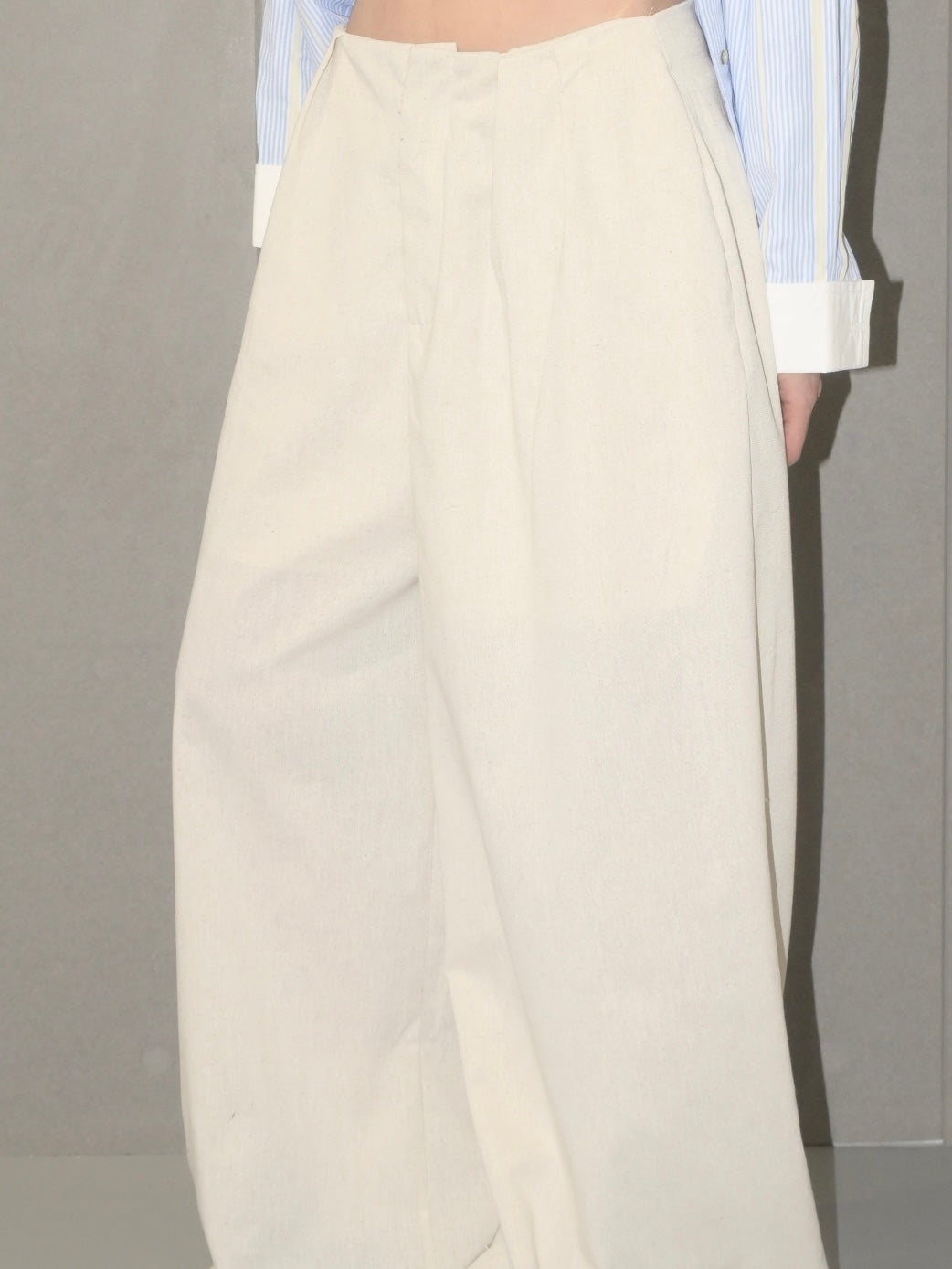 Linen Trousers with No Waistband