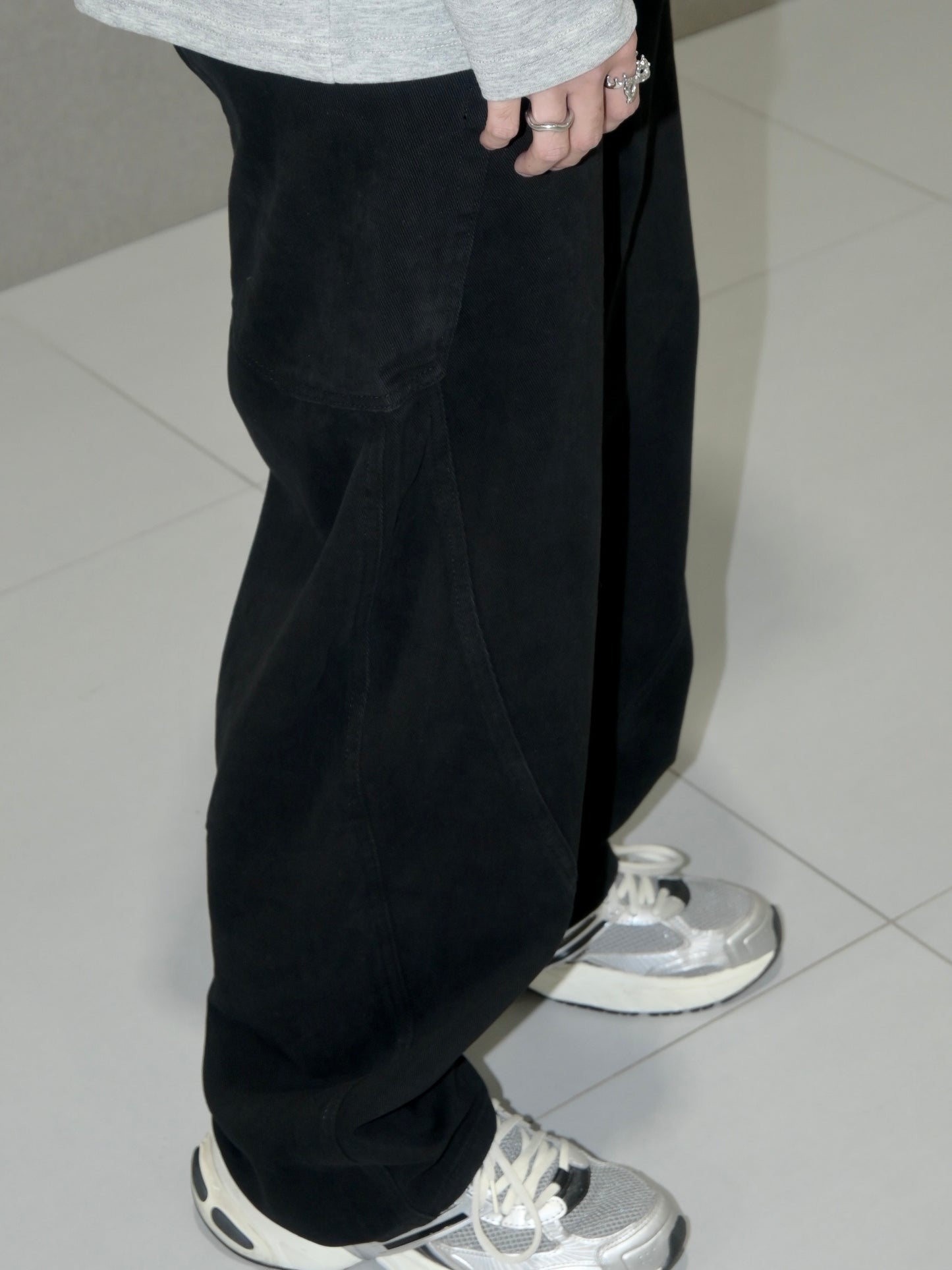 Patch Curve Leg Jean