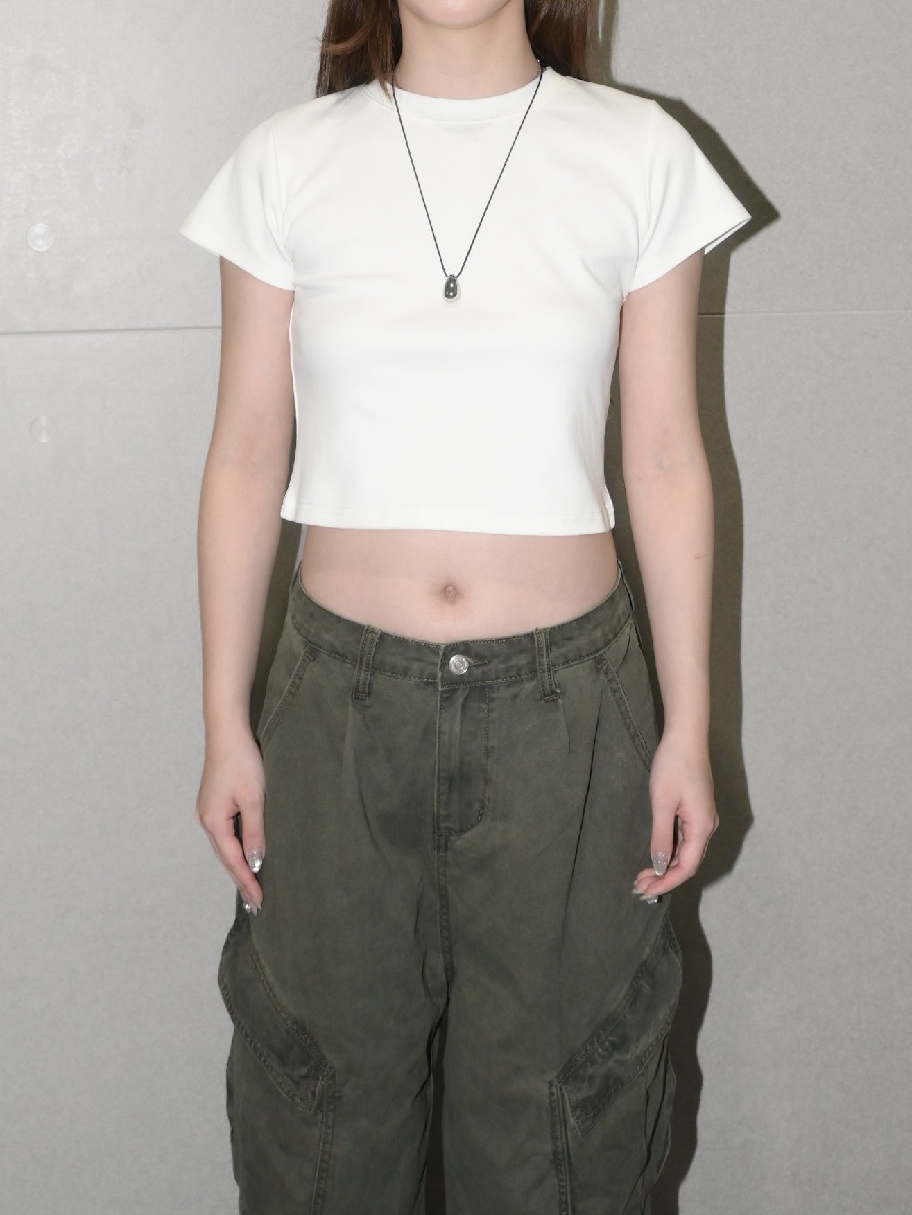 Open Back Crop Tee