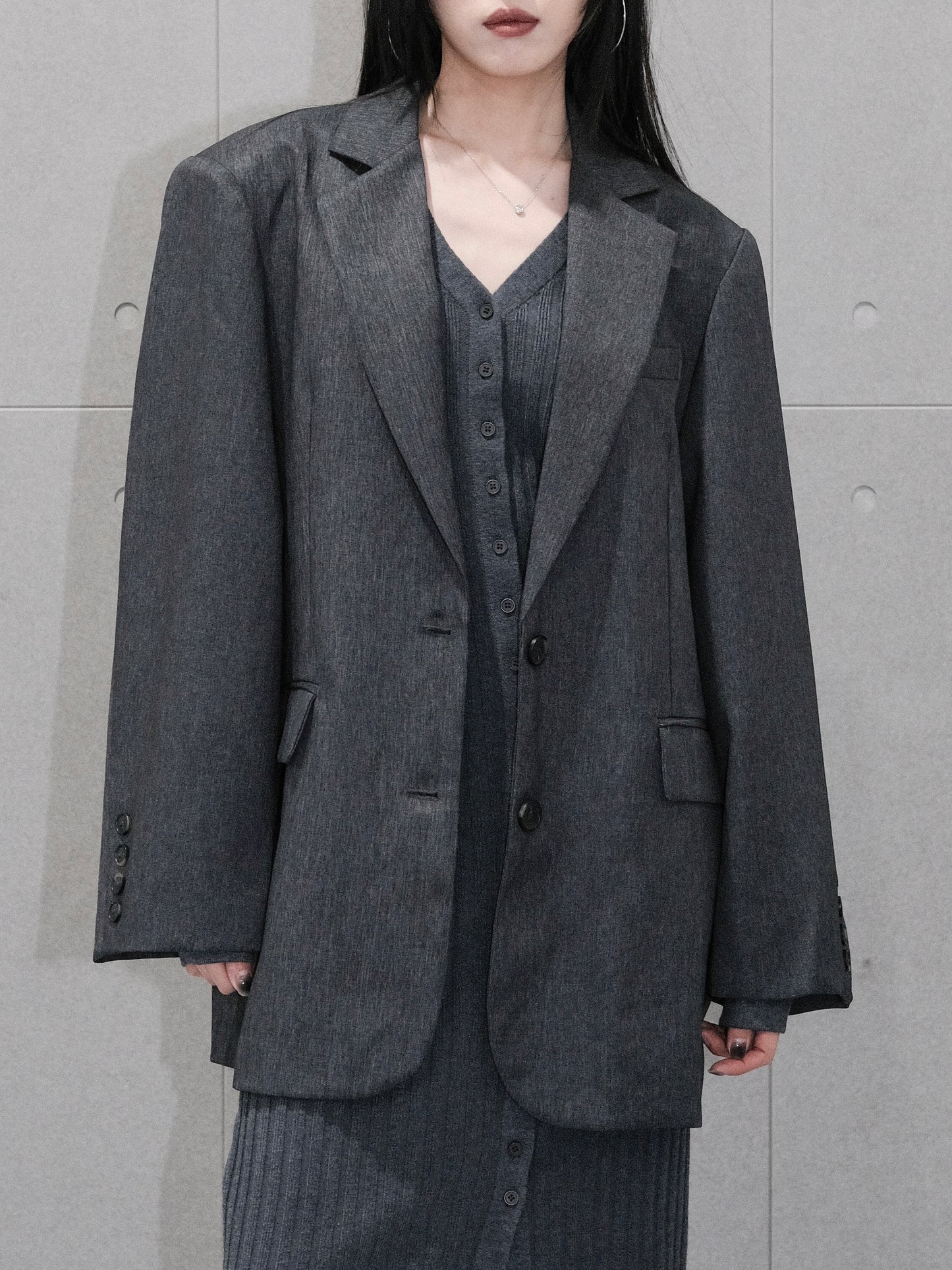 Evelyn Maxi Oversized Blazer