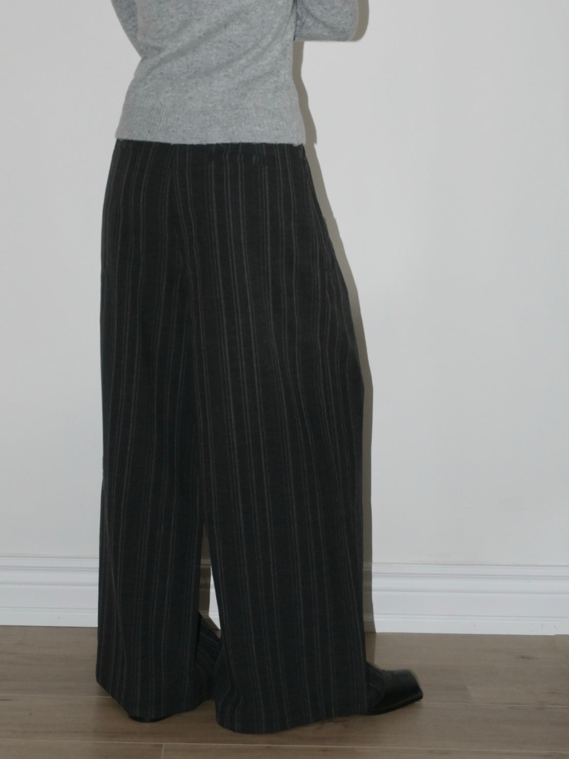 Stripe Wide Leg Trouser