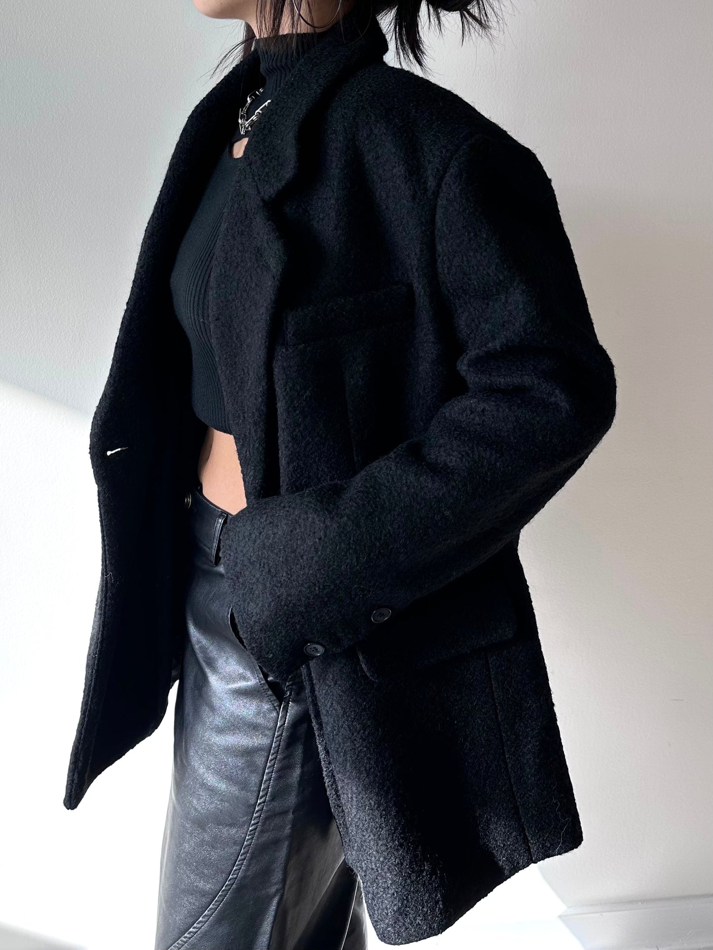 Plush Wool Blazer