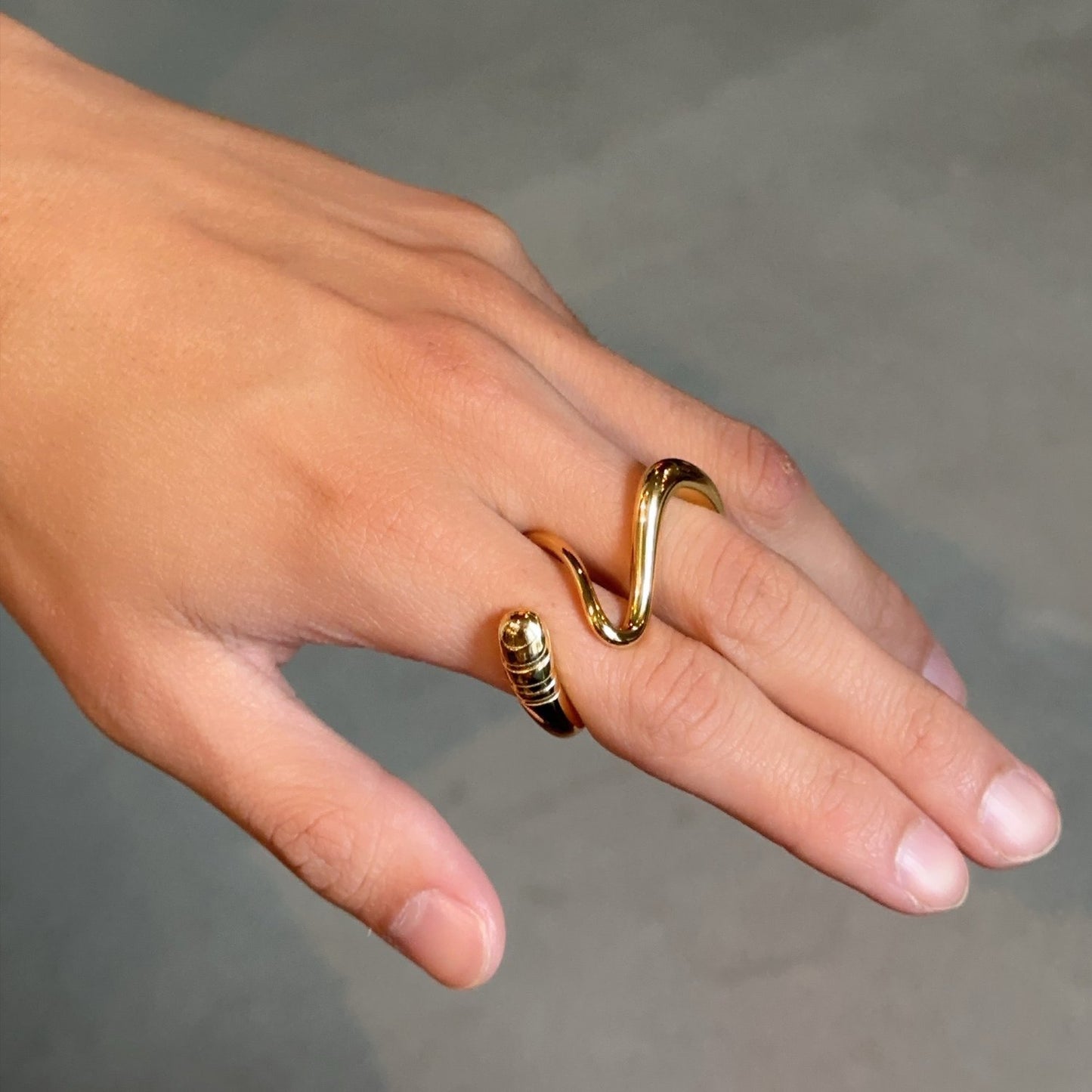 MAVERICK EDEN Vine Whisper Double-finger Ring