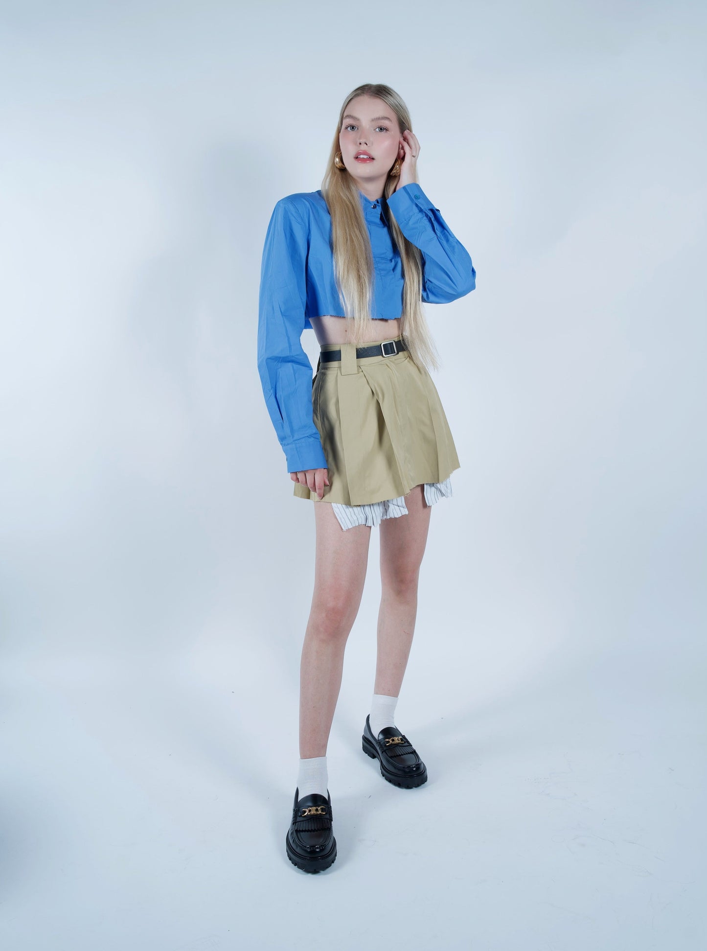 Bella Micro Skirt Taupe