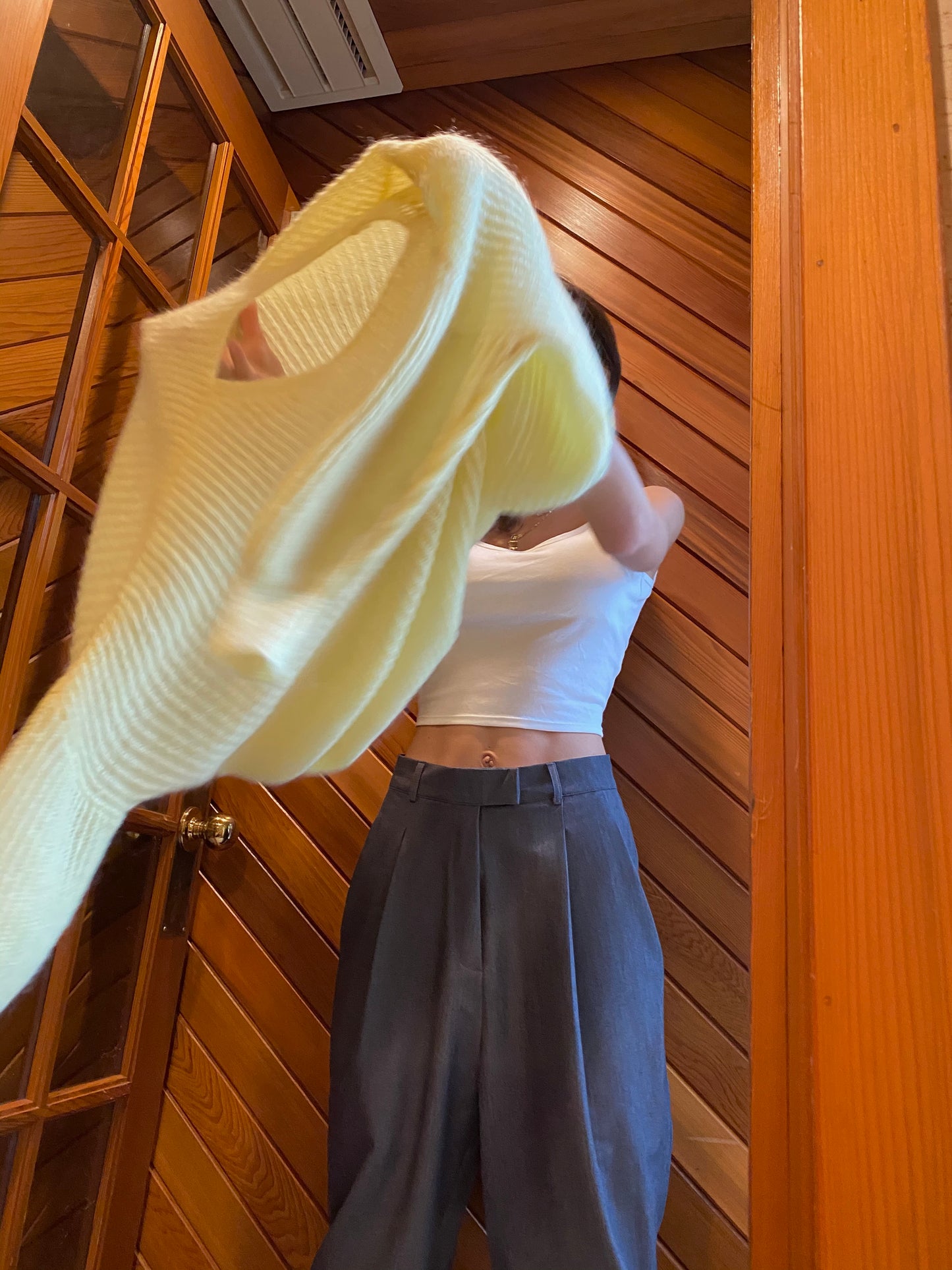Le Brunch Mohair Sweater Yellow