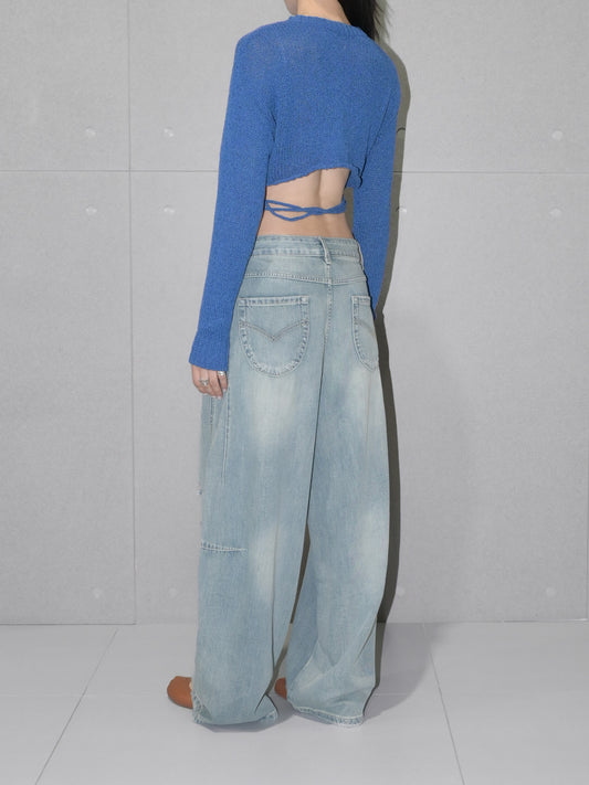 Tie Back Knit Top
