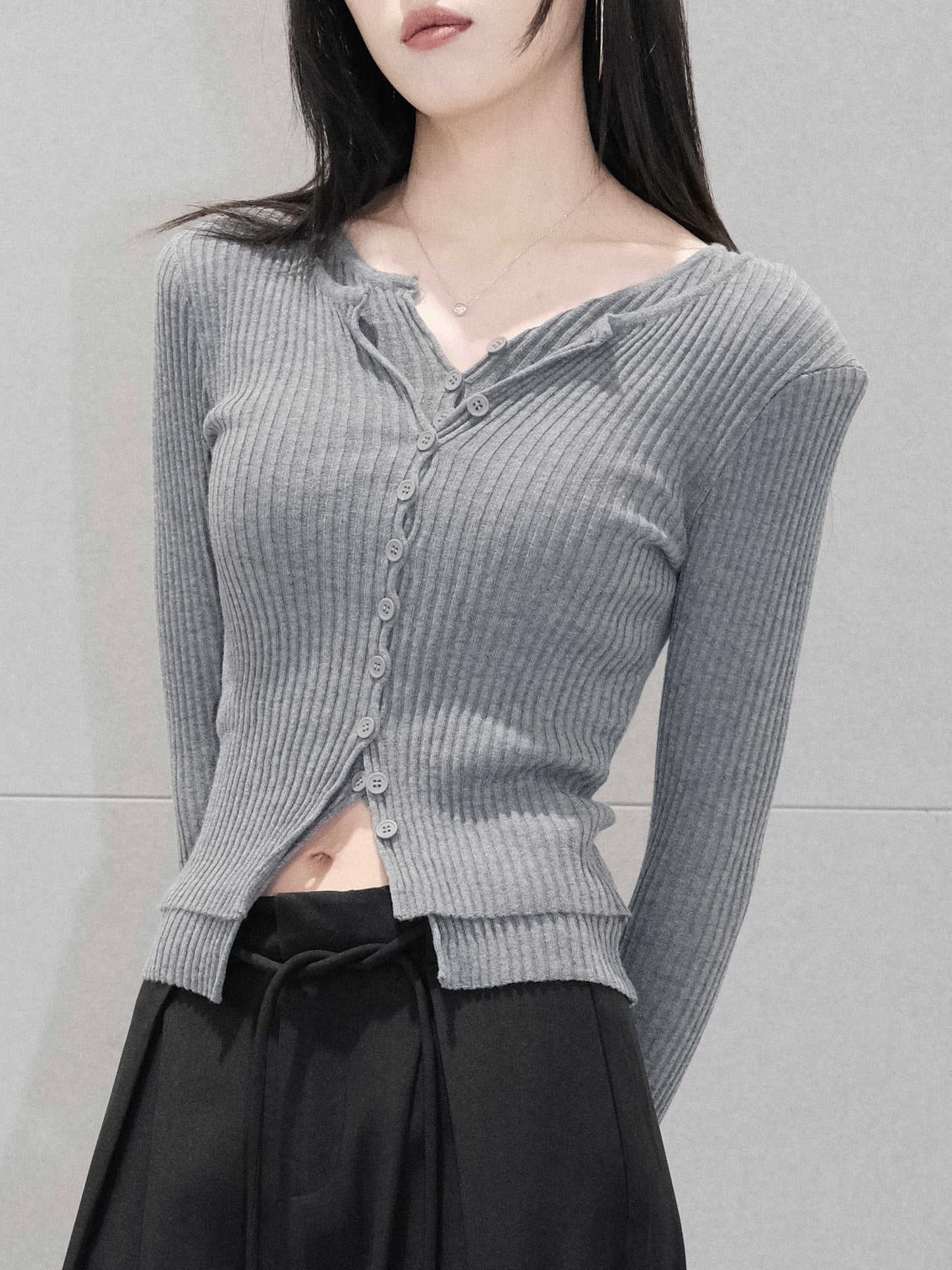 Tansie Layered Knit Top